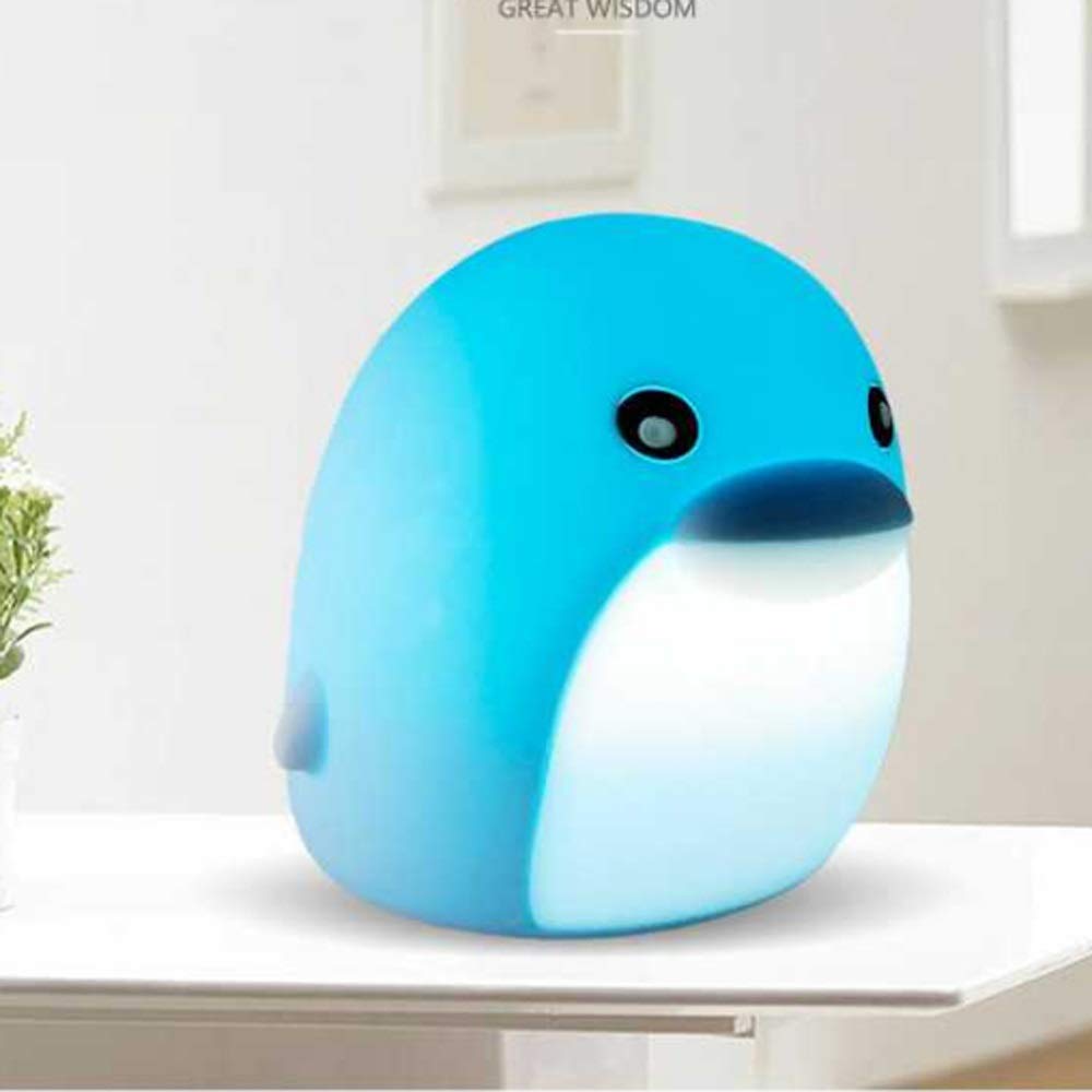 Kids LED Night Light - Soft Silicone Portable Night Lamp for Children's Room & Kindergarten | Perfect for Bedtime, Nursery, and Sleep Comfort