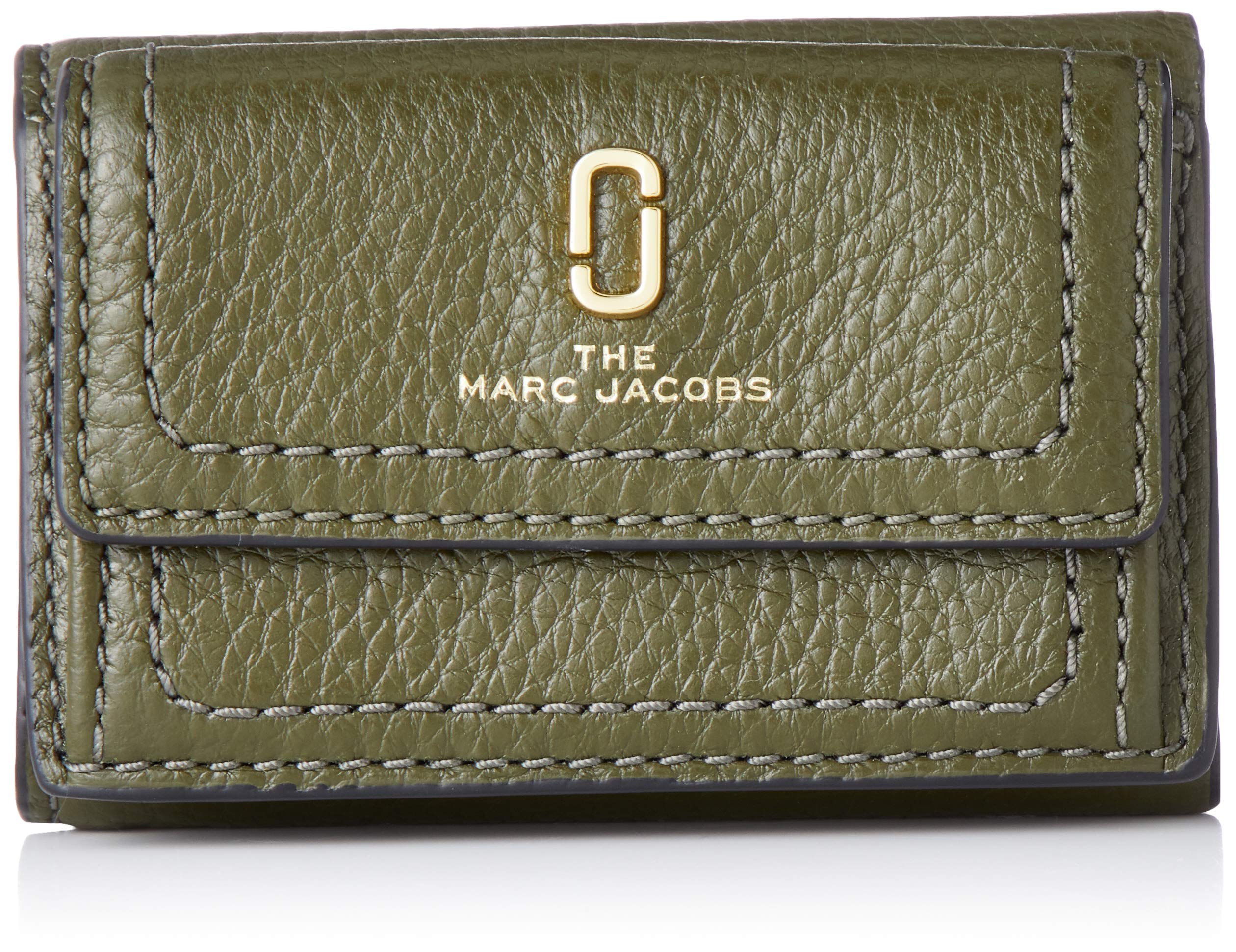 Marc Jacobs Women's Trifold Wallet - Stylish Leather Card Holder for Everyday Use, Travel & Gift Giving