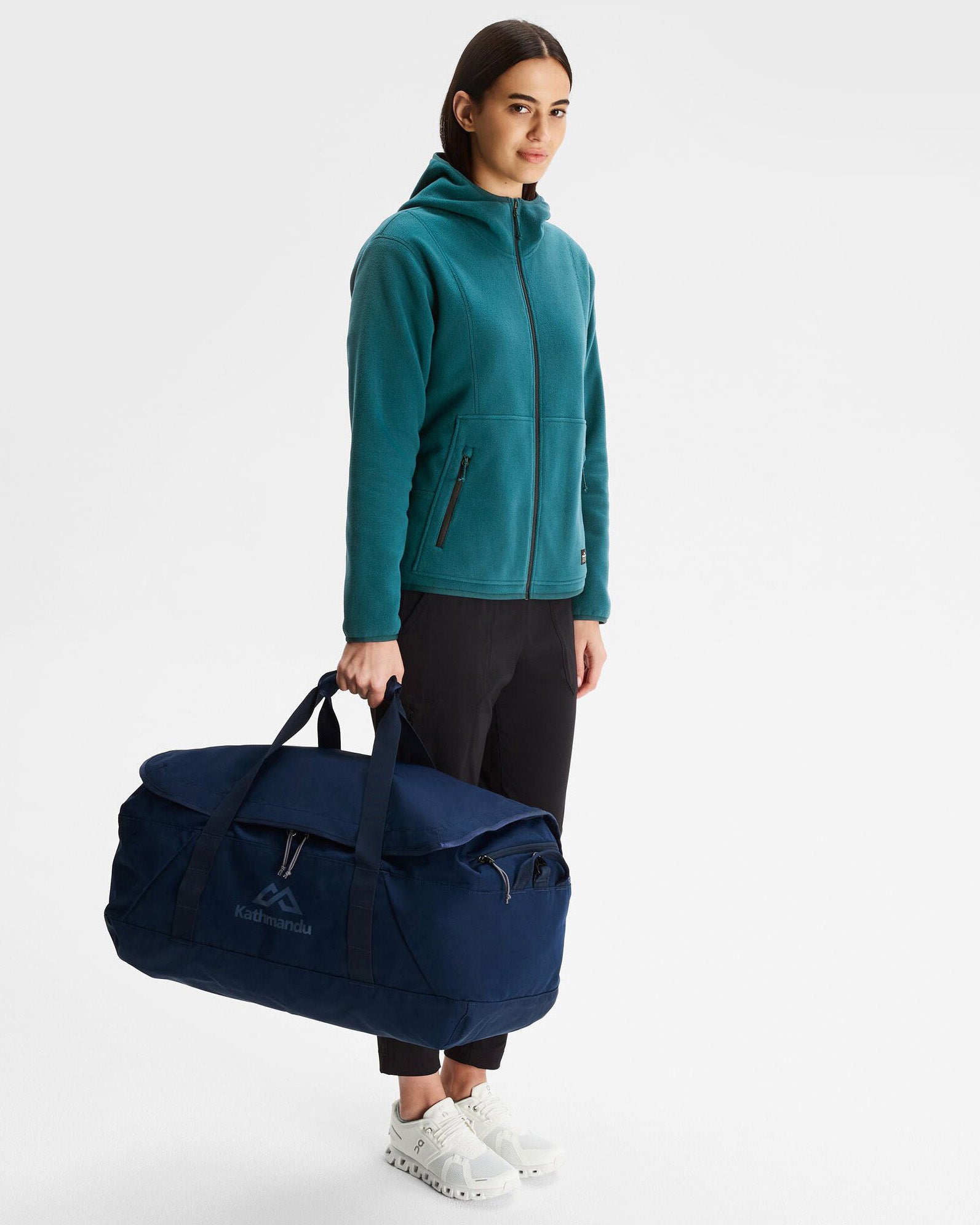 70L Indus Base Duffel Bag - Waterproof Travel Duffel for Gym, Camping & Outdoor Adventures - Pure Navy Blue