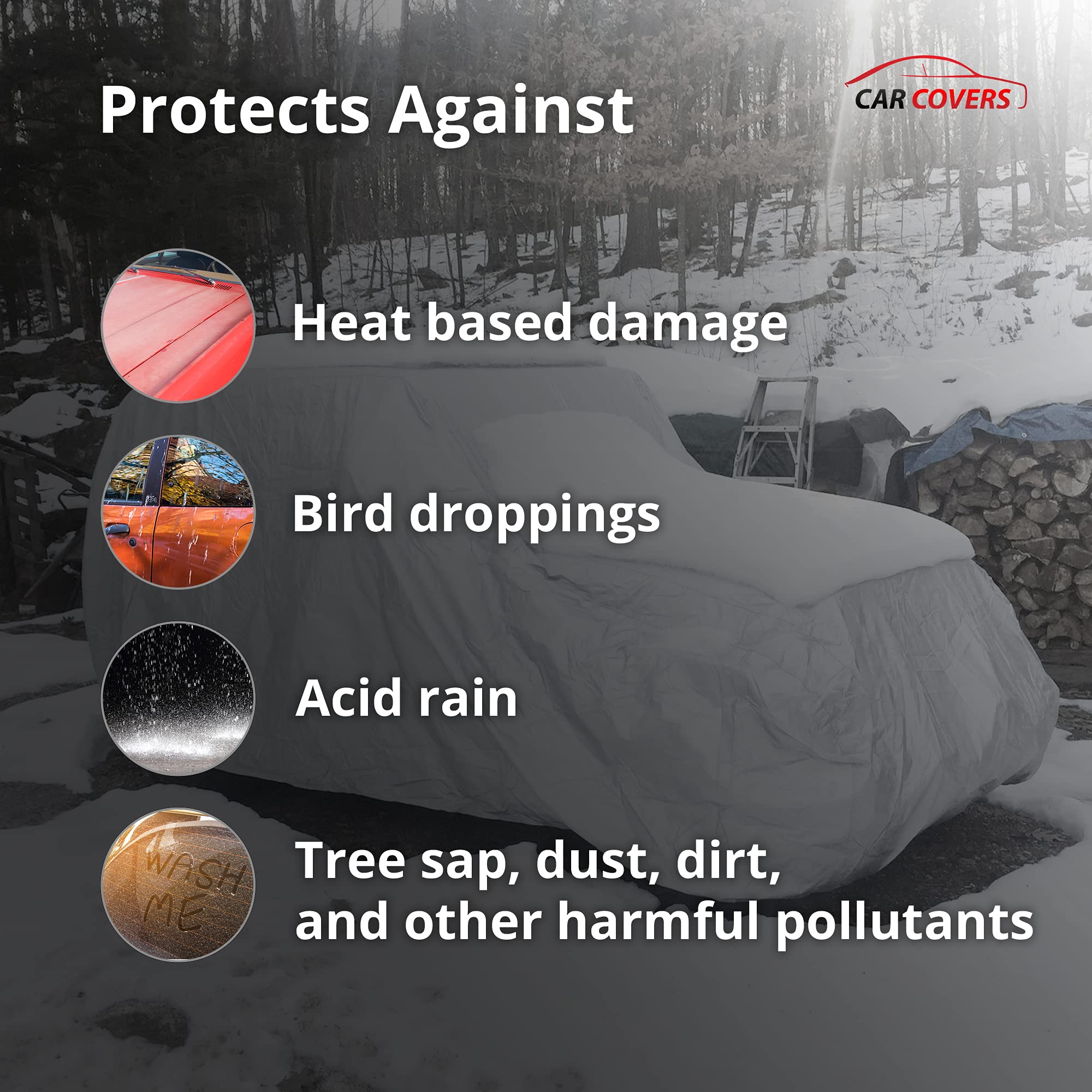 2021 Kia Sedona Weatherproof Car Cover with Theft-Proof Cable Lock - Outdoor Van Accessories for All-Season Protection (Rain, Snow, UV) - Perfect for Parking Lots, Driveways & Long-Term Storage
