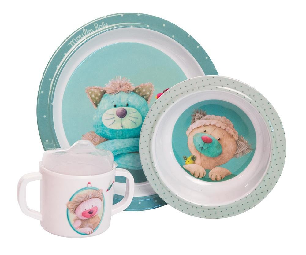 Premium Baby Dish Set - BPA-Free, Microwave & Dishwasher Safe - Perfect for Toddler Mealtime, Travel & Daycare Use