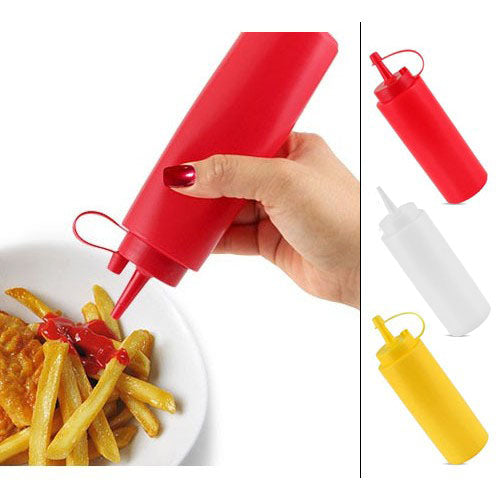 8 oz Squeeze Bottles - Leak-Proof Condiment Dispenser for Sauces, Dressings & Oils - Perfect for Kitchen, BBQ, Restaurants & Food Service