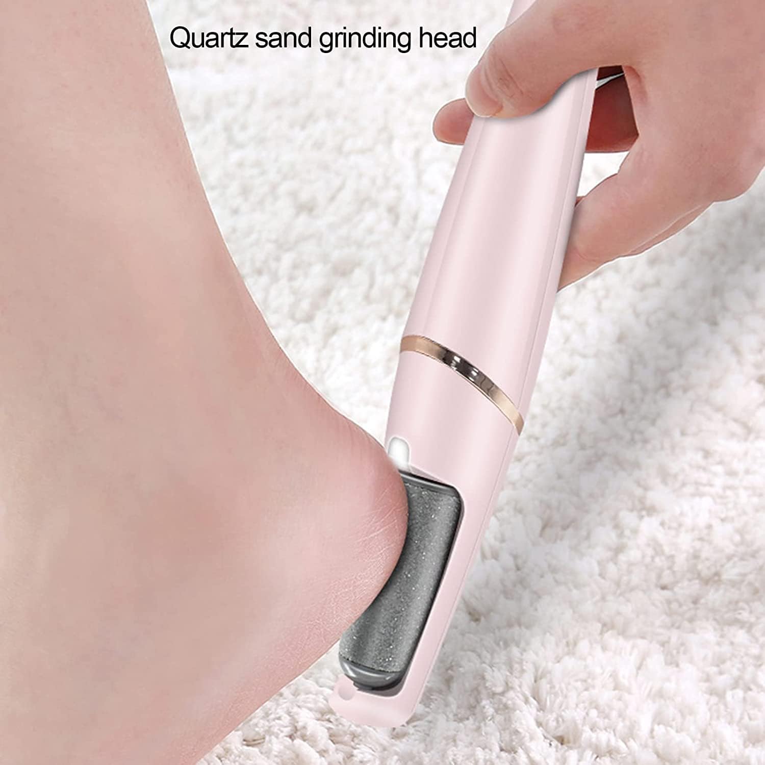 GOPAD Electric Foot Callus Remover - Professional Pedicure Machine for Hard Cracked Skin & Dead Skin Removal - Rechargeable Foot Scrubber Roller with Spin Technology - Home Spa Pedi Care (Multicolor) - Perfect for At-Home Foot Care & Relaxation After Workouts