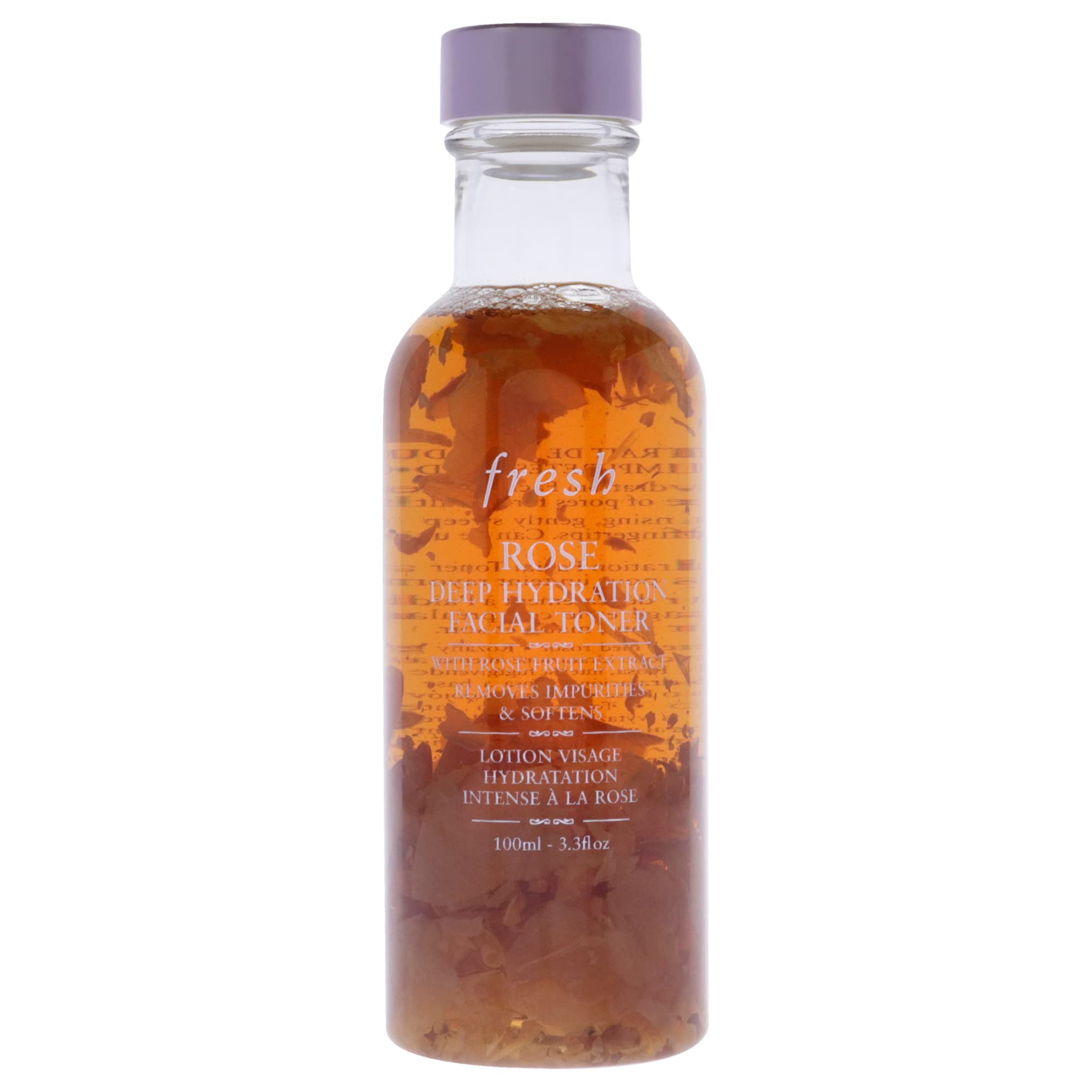 Fresh Rose Deep Hydration Facial Toner for Women - 3.4 oz Floral Hydrating Toner for Dry & Sensitive Skin | Daily Skincare Routine, Morning & Night Face Prep