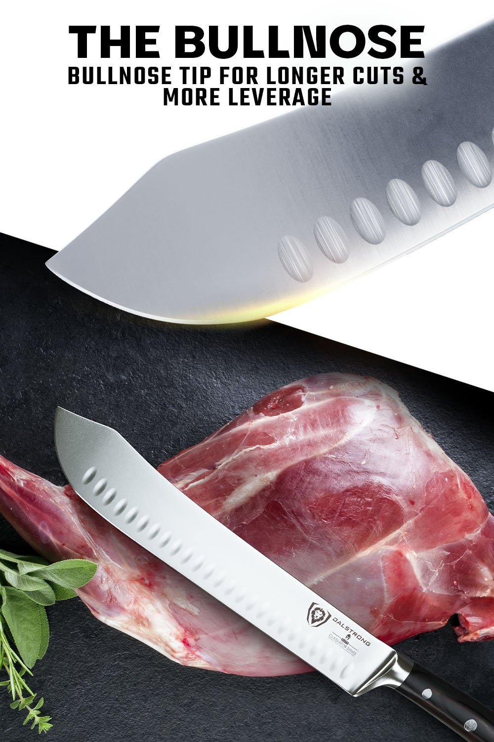 Premium Bull Nose Butcher Knife 10