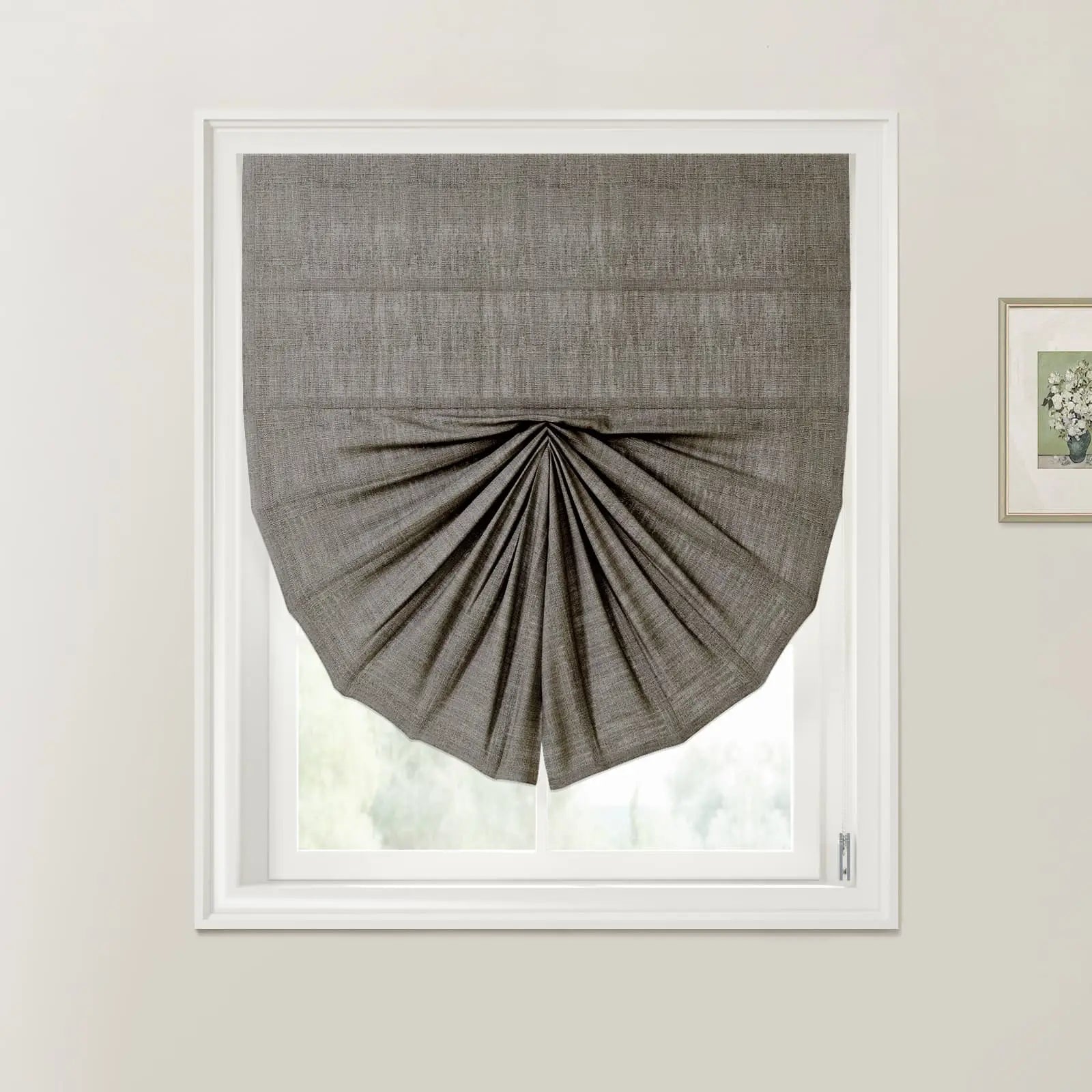 Custom Roman Shades with Cord Lift - Blackout Window Blinds for Bedroom & Living Room - Elegant Home Decor & Light Control Solution