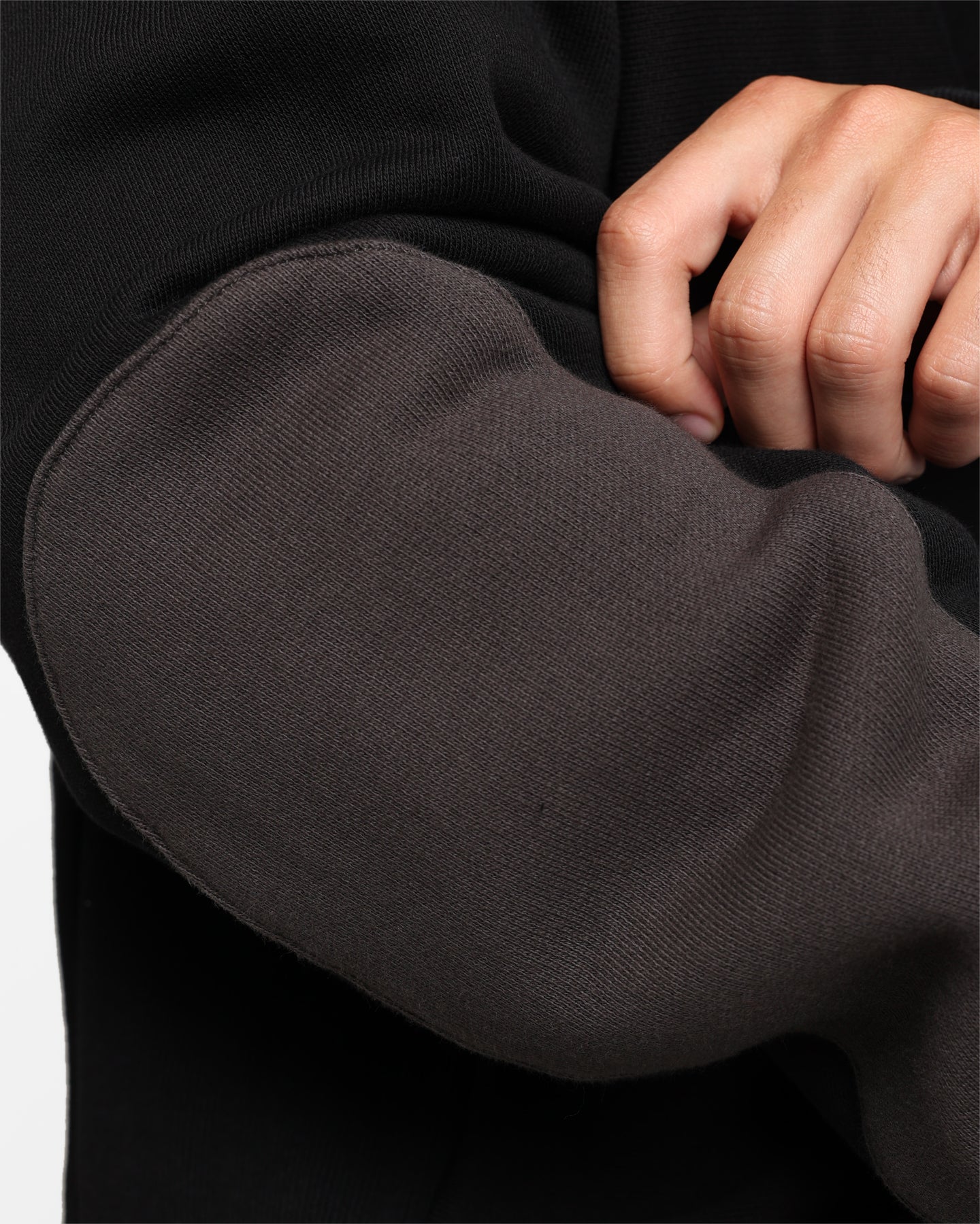 Tri-Tone Zip Up Hoodie for Women & Men - ABC 123 Advisory Board Crystals Design in Anthracite Black | Casual Wear, Street Style, Loungewear