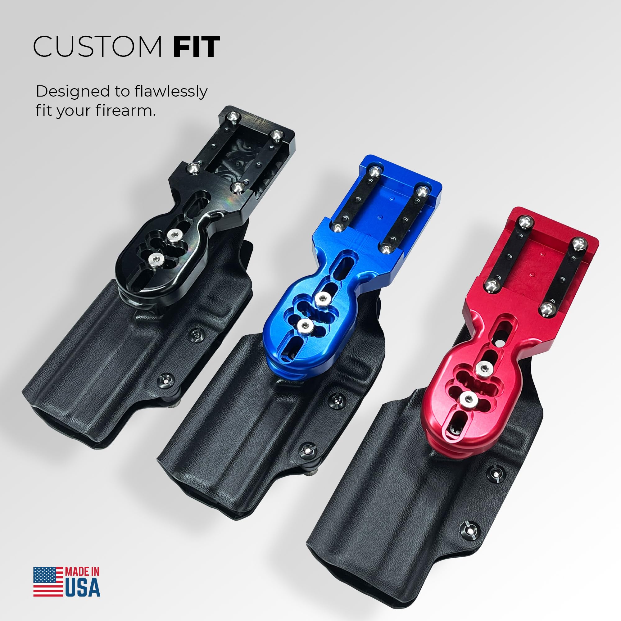 Pro Heavy Duty Competition Holster for Sig P320 Full Size, AXG Pro, M17, XFive, DH3, Spectre Comp, P320MAX - Perfect for IPSC, USPSA & Tactical Shooting Competitions