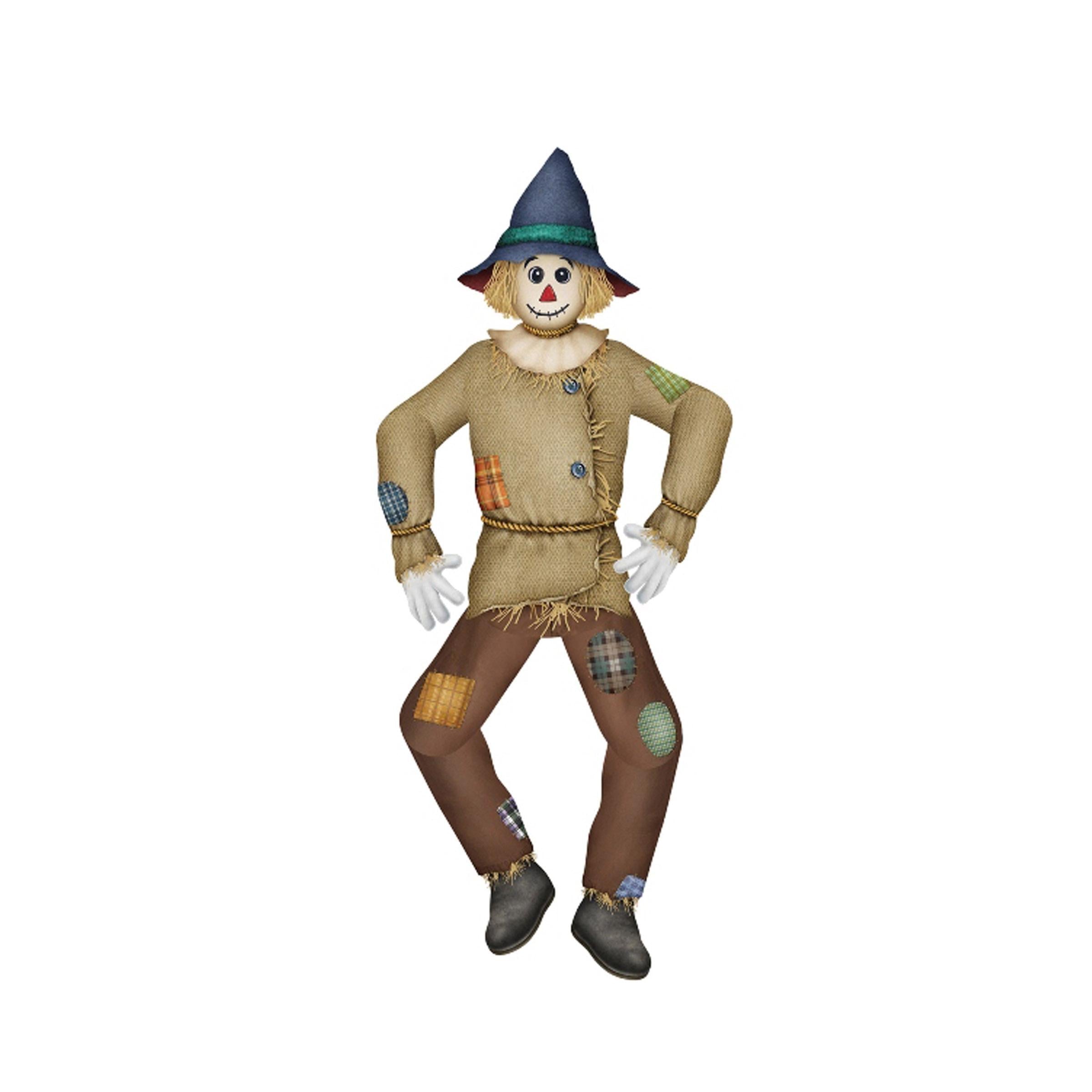 12 Pack Beistle Halloween Jointed Scarecrow Decorations - Spooky Outdoor & Indoor Party Decor for Halloween, Fall Harvest, Thanksgiving