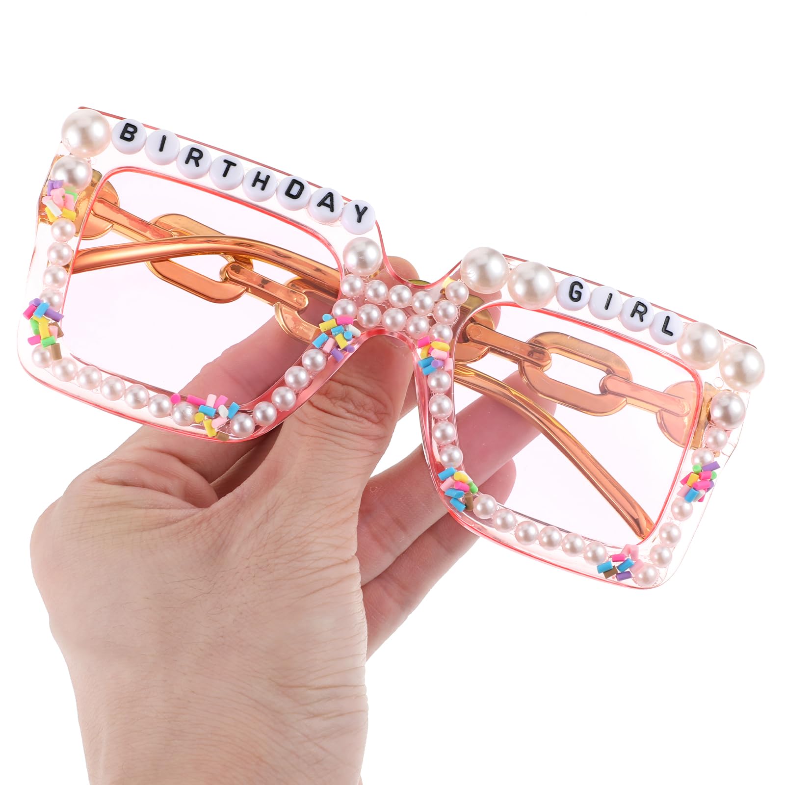 Birthday Girl Sunglasses for Women & Girls - Pink Party Glasses for Birthday Celebrations, Gifts & Accessories | Perfect for Birthday Parties, Bachelorette Events & Festive Occasions
