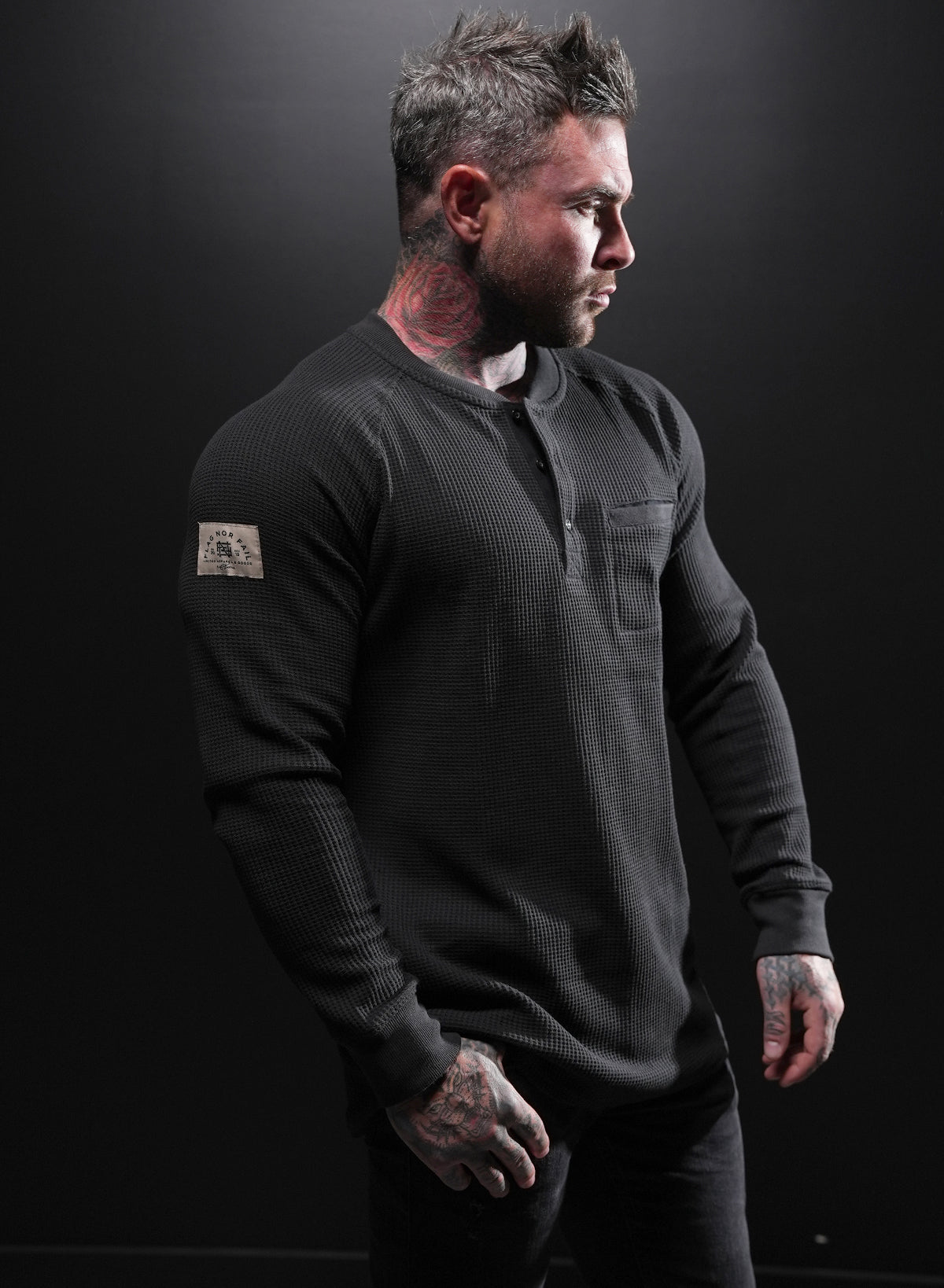 Men's Heavyweight Thermal Underwear Set - Black, Warm Winter Base Layer for Cold Weather, Outdoor Activities & Layering
