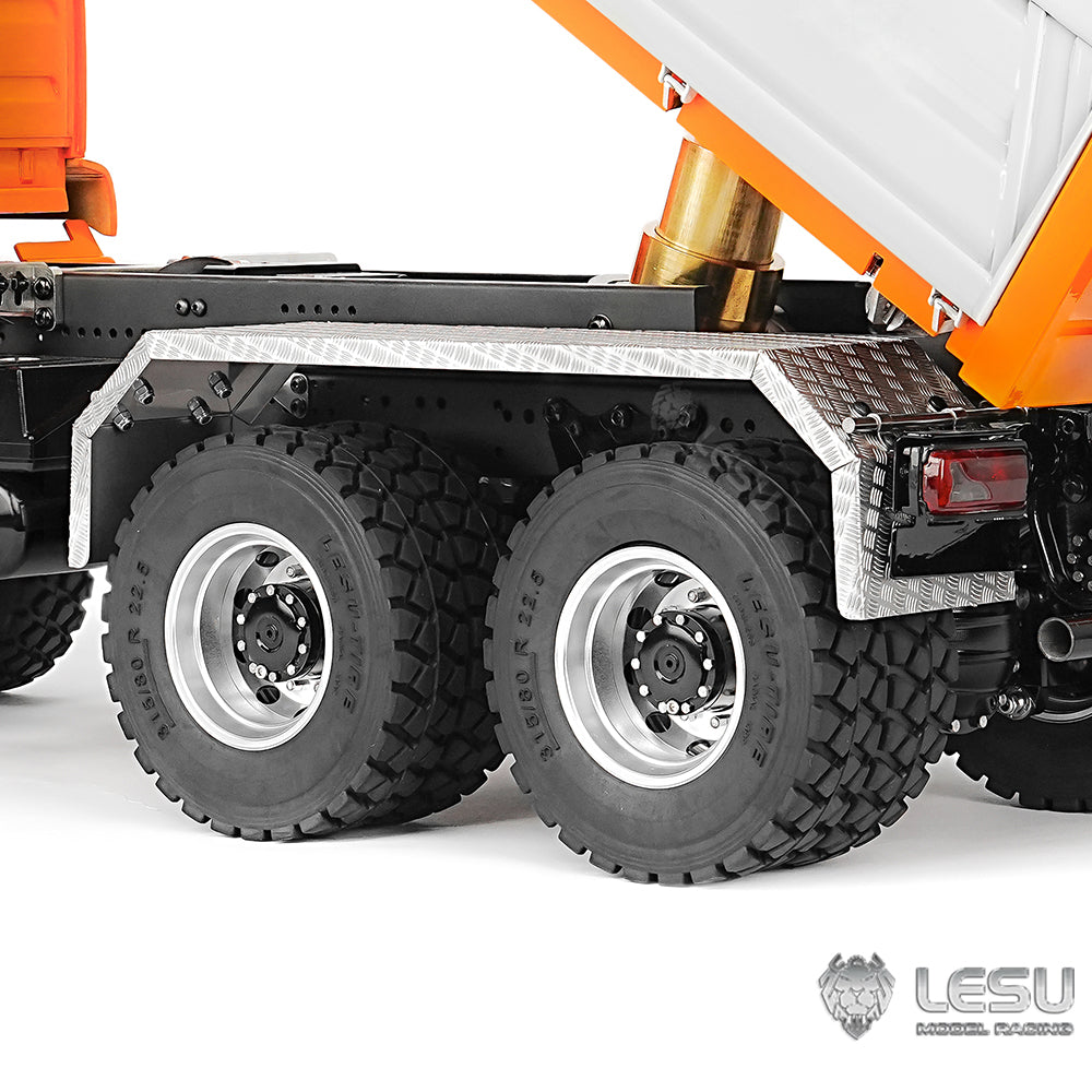 1/14 Scale LESU TGS RC Hydraulic Dump Truck - 6x6 Metal Remote Control Dumper Car with Three-Way Dumping Function | Realistic Tipper Truck Model for Hobbyists & Collectors | Perfect for Construction Site Play, RC Racing & Display