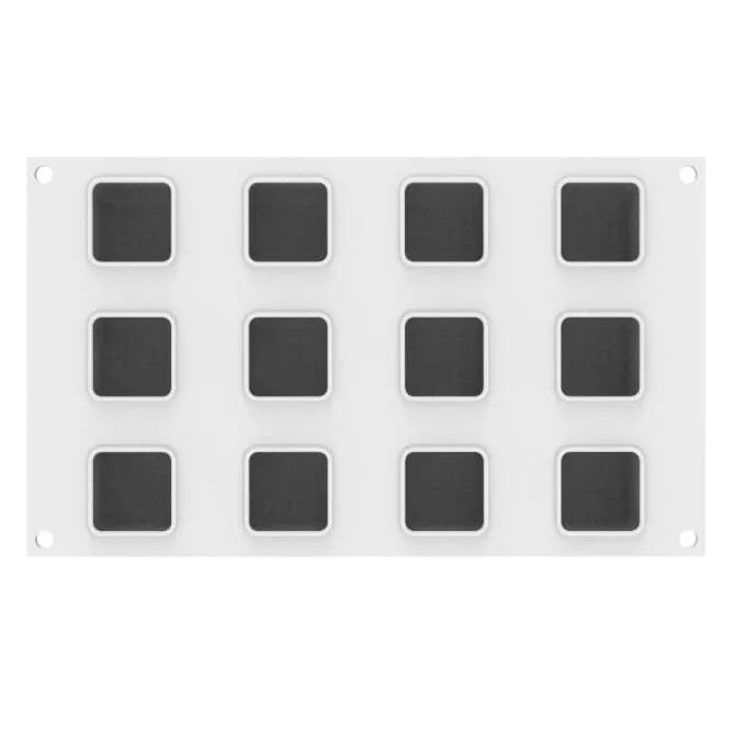 CUBO Silicone Mold 1.77 Inch - Small Baking Molds for Cupcakes, Candies, Chocolates, Soap & DIY Crafts - Perfect for Home Baking, Party Treats & Gift Making