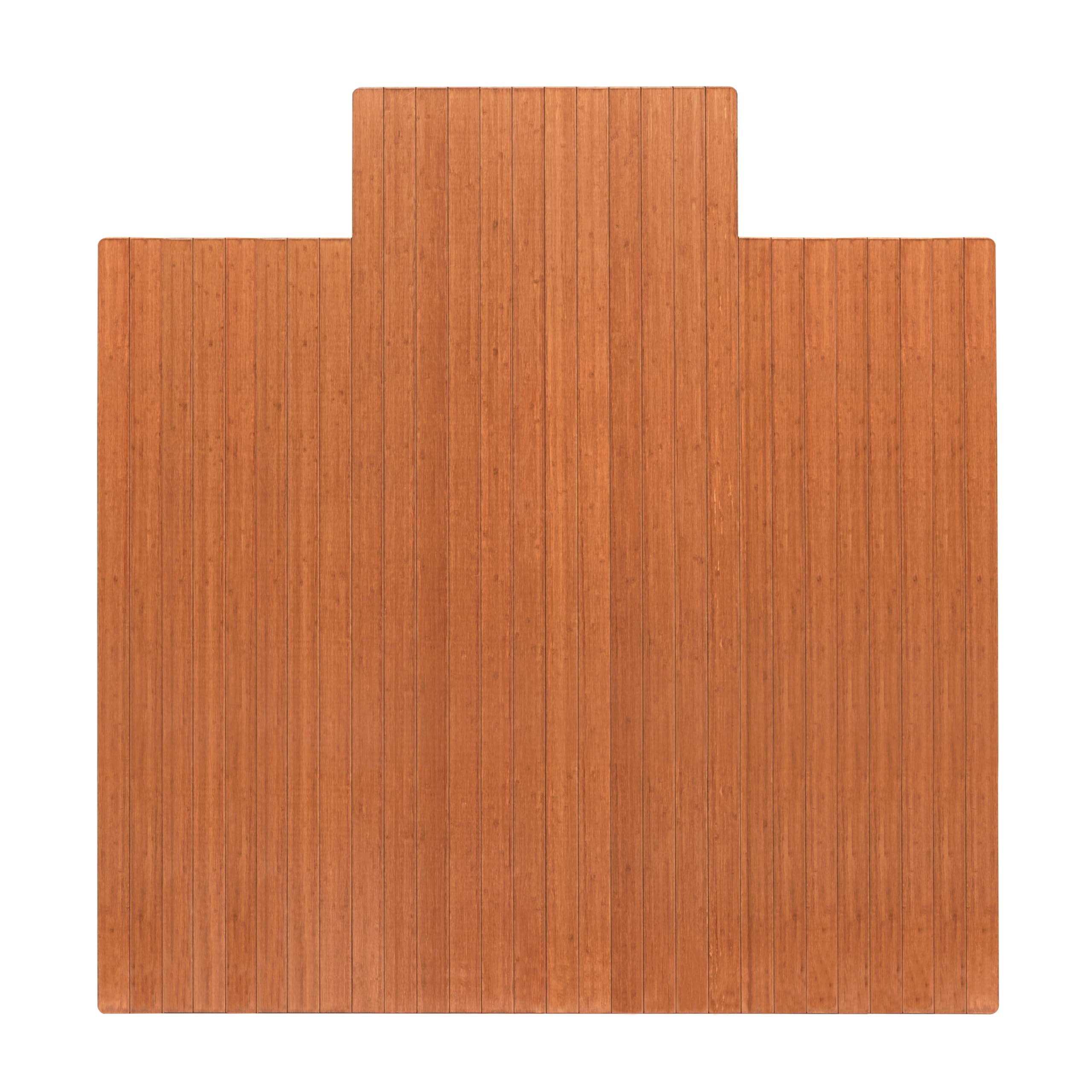 Premium Bamboo Chair Mat - 5mm Thick, Anti-Slip & Heavy Duty - Protects Hardwood Floors in Home & Office - Durable Floor Protector for Desk Chairs - Perfect for Workspaces, Gaming Rooms & Home Offices