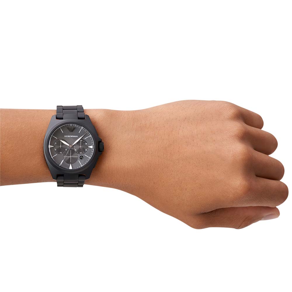 Emporio Armani Nicola AR11412 Men's Chronograph Watch - Stylish Luxury Timepiece for Business, Casual & Formal Occasions