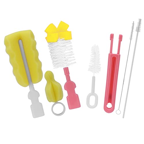Multipurpose Bottle Brush for Water Bottle Straw Cleaning - Pink Straw Cleaner Tool for Cups, Tumblers & Reusable Bottles | Perfect for Home, Office & Travel