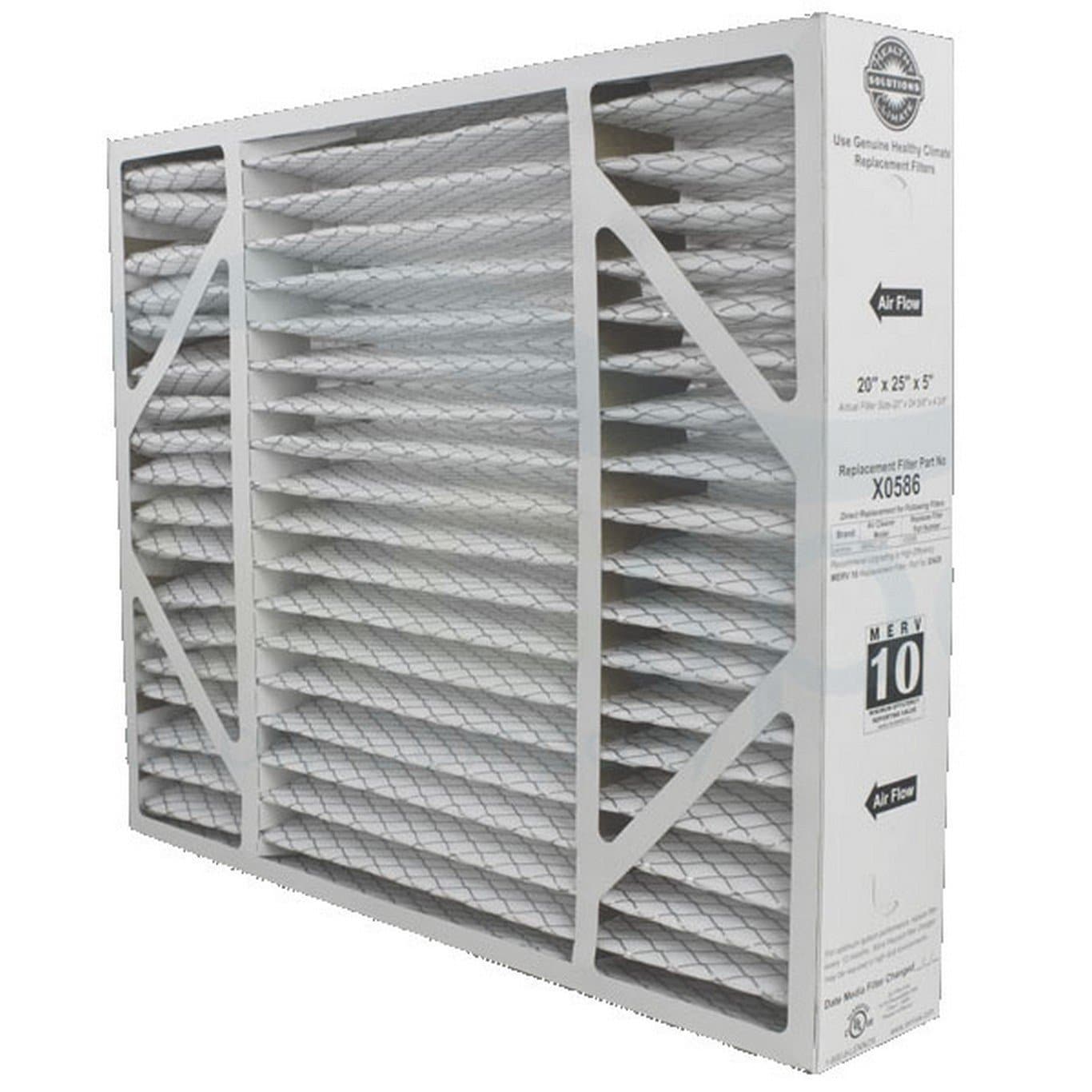 Lennox X0586 20x25x5 MERV 11 Air Filter - Replacement HVAC Furnace AC Filter (1 Pack) - Improves Indoor Air Quality for Homes & Offices