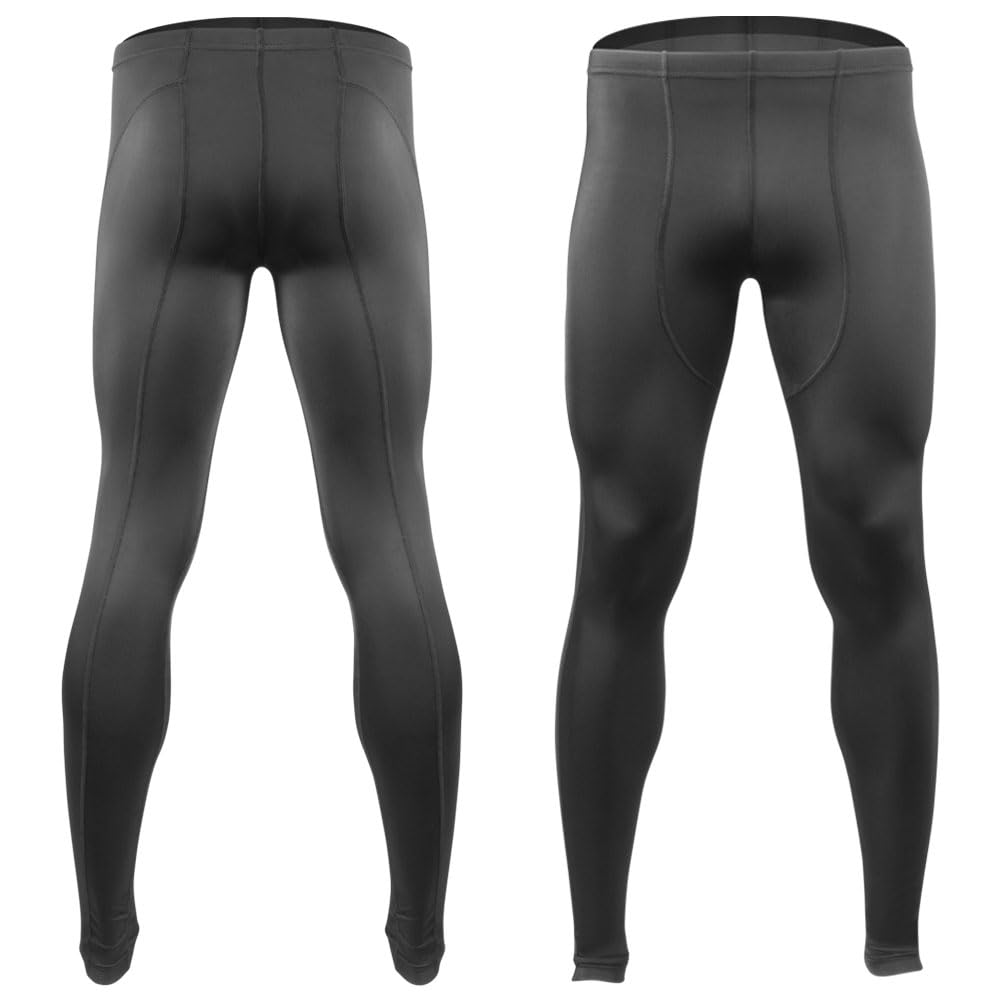 Men's Triumph Workout Tights - High Performance Compression Spandex Pants for Gym & Running | Moisture-Wicking & Breathable Activewear | Made in USA | Perfect for Training, Yoga & Fitness
