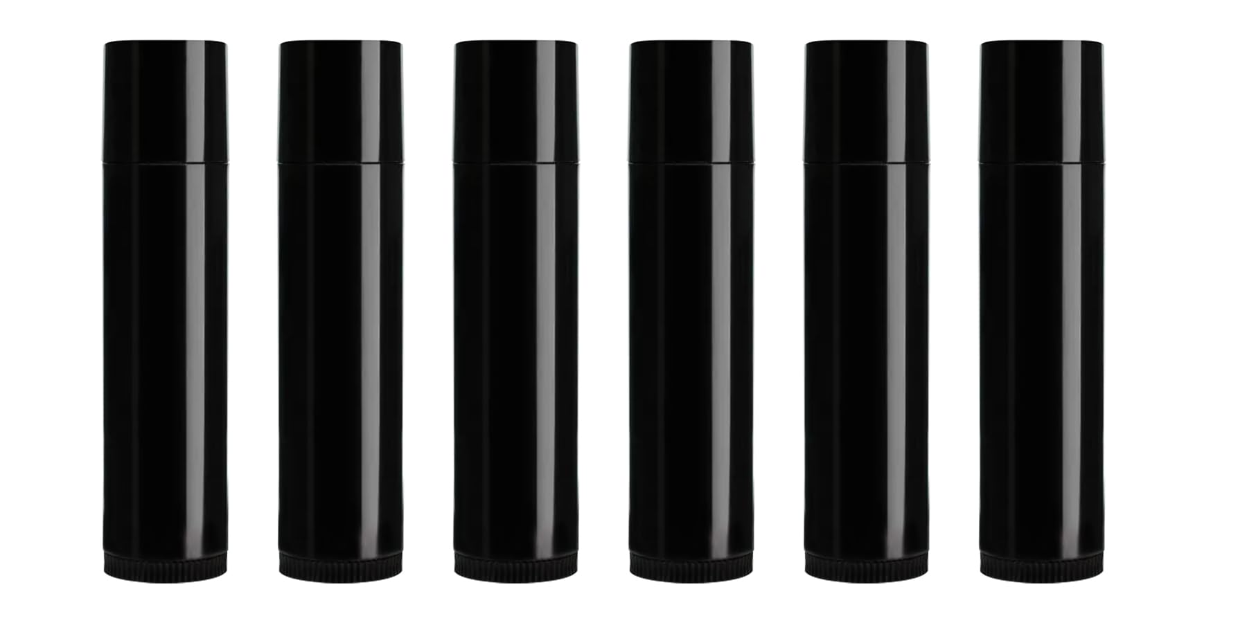 5g Black Empty Chapstick Tubes - Pack of 20 | Refillable Lip Balm Containers for DIY Lipstick, Cosmetics & Makeup | Perfect for Homemade Skincare, Travel Size Beauty Products & Gift Packaging