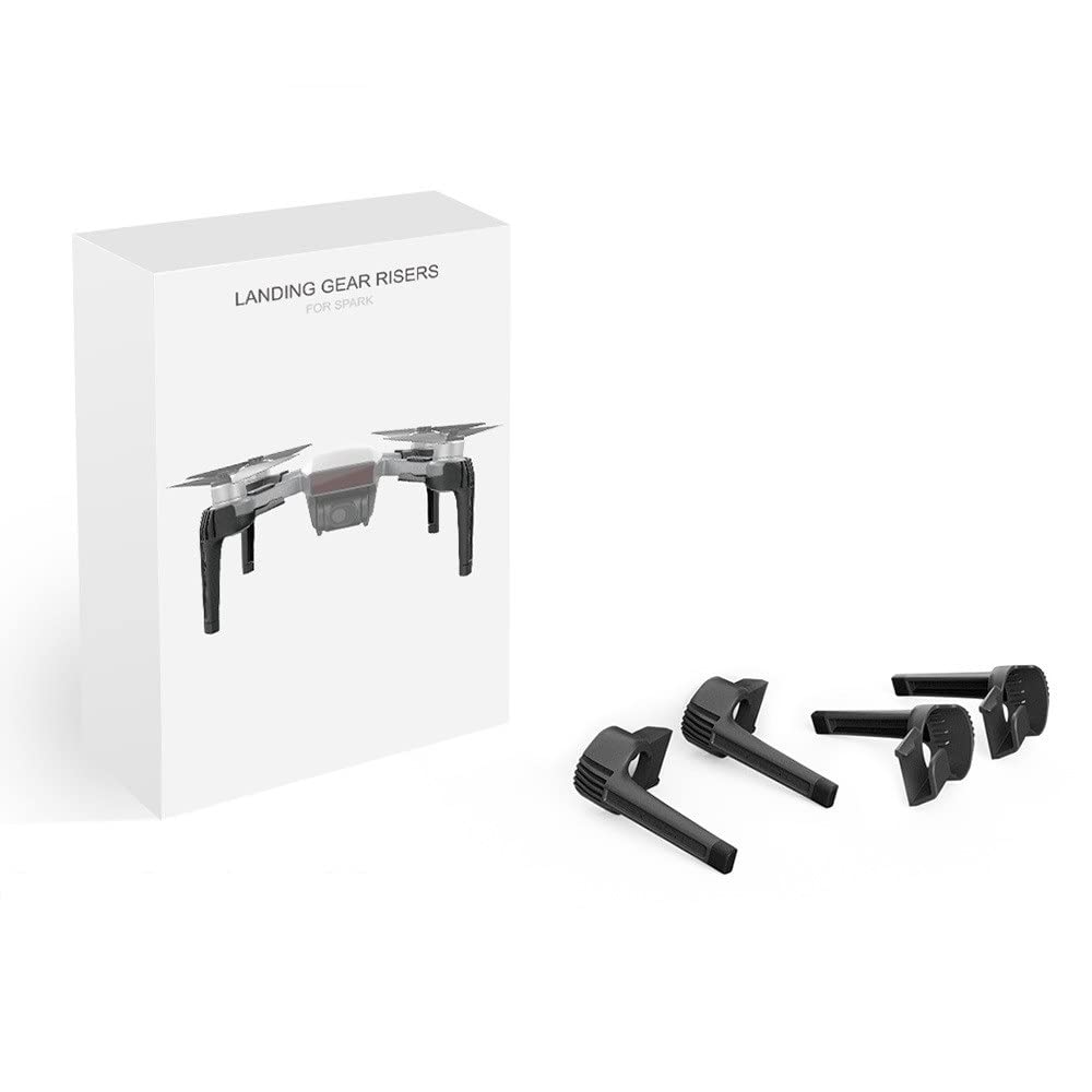 KEYESMINER DJI Spark Drone Landing Gear Risers - Extension Support Protector Replacement Parts for Enhanced Stability | Perfect for Outdoor Aerial Photography & Drone Racing Accessories