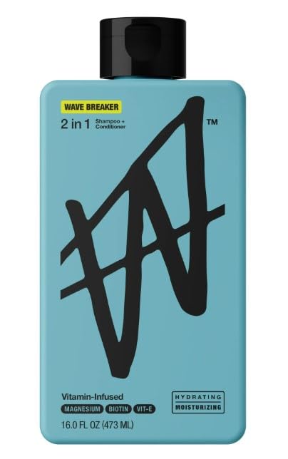 W By Jake Paul Exfoliating & Hydrating Body Wash for Men - 18 fl oz Fresh Ice Scent - Deep Cleansing & Moisturizing Shower Gel - Perfect for Gym, Post-Workout & Daily Use