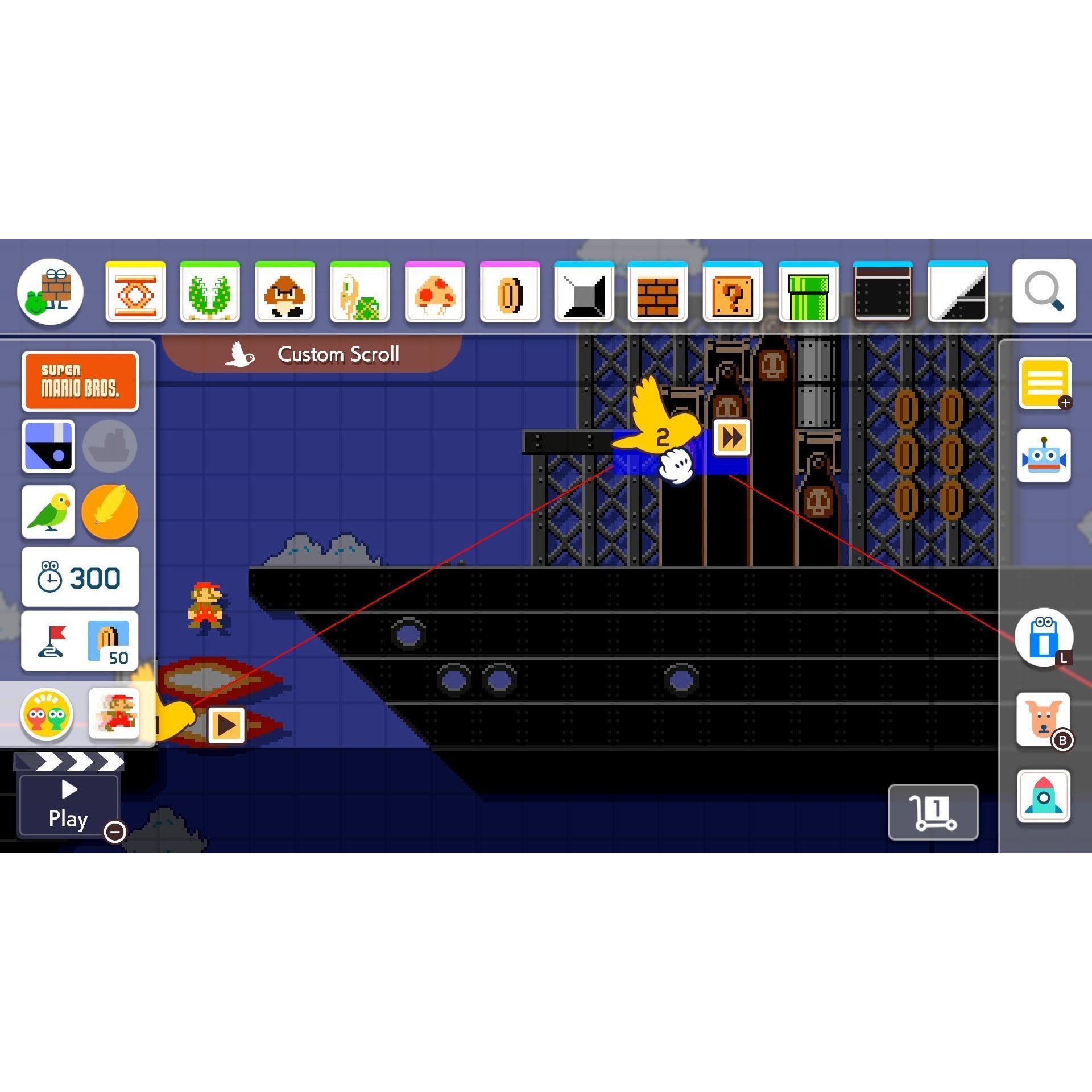 Super Mario Maker 2 - Nintendo Switch Game | Create & Play Custom Levels | Fun for All Ages - Perfect for Family Game Nights & Creative Gaming