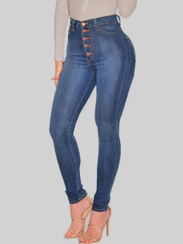Women's High Waist Skinny Jeans - Slim Fit Stretch Denim Pants for Casual & Work Wear | Perfect for Everyday Outfits, Office, and Date Nights