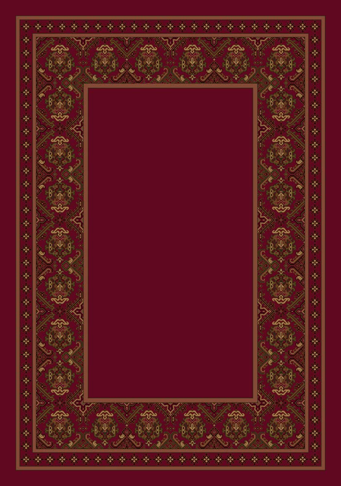 Turkoman Brick Design Runner Rug 2'4