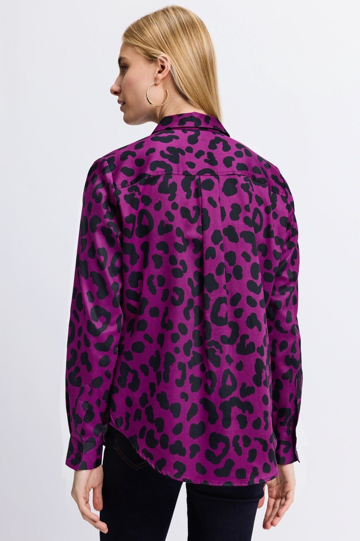 Charlie Cheetah Print Long Sleeve Shirt for Men - Stylish Casual Button Up Top for Fall & Winter | Perfect for Office, Date Night & Outdoor Activities