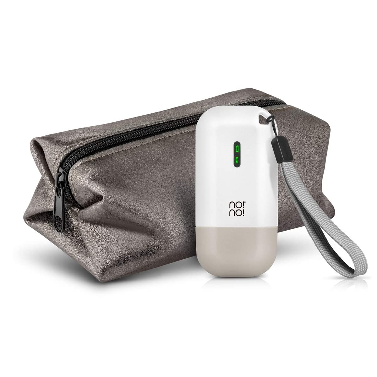 No!No! Micro Hair Removal Device - Rechargeable & Portable for All Skin Tones, Facial & Body Hair Removal for Women & Men - White | Painless Hair Removal at Home, Travel & Gym