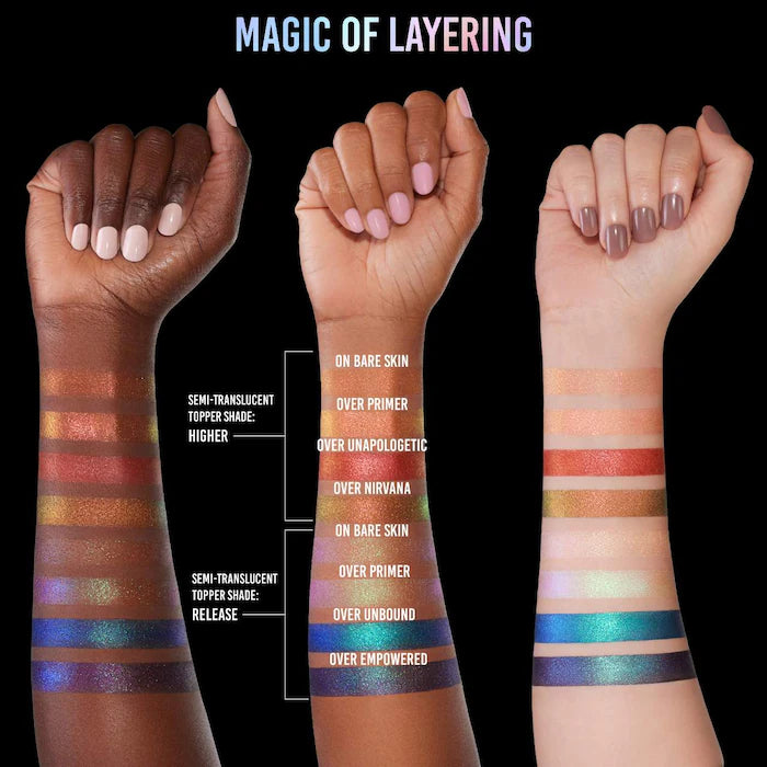 Danessa Myricks Lightwork VI Freedom Palette - Magnetic, Customizable, Stackable Full Face Makeup Palette for Professional & Everyday Glam