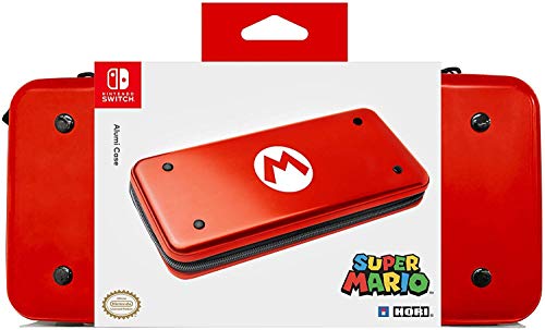 Official Nintendo Switch Alumi Case (Mario Edition) - Durable Protective Cover for Nintendo Switch Console - Perfect for Gaming, Travel & Home Use