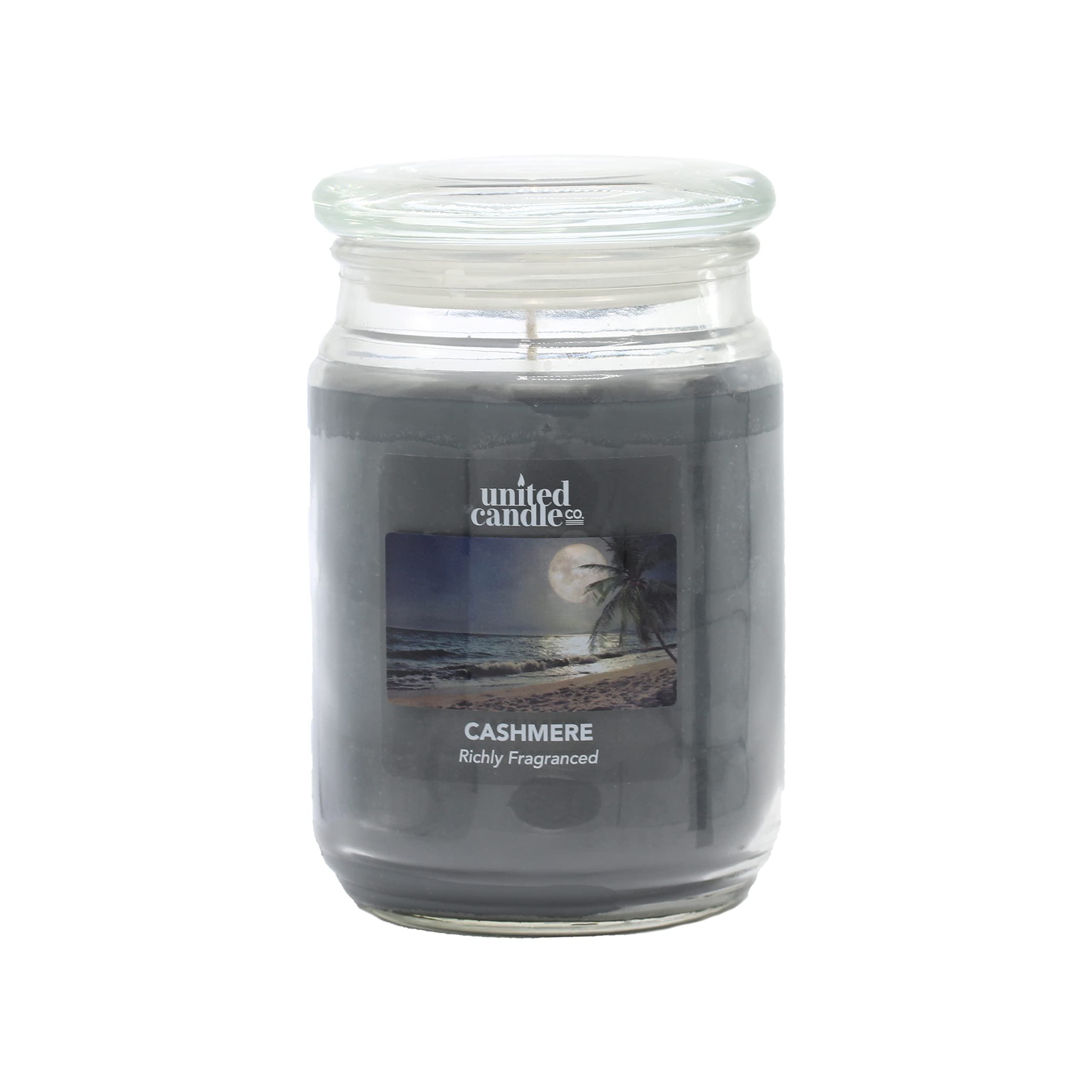Premium Cashmere Scented Jar Candle - 18oz Highly Fragranced Soy Wax Candle Made in USA | Home Decor, Relaxation & Aromatherapy Gift for Women & Men | Perfect for Bedroom, Bathroom & Living Room