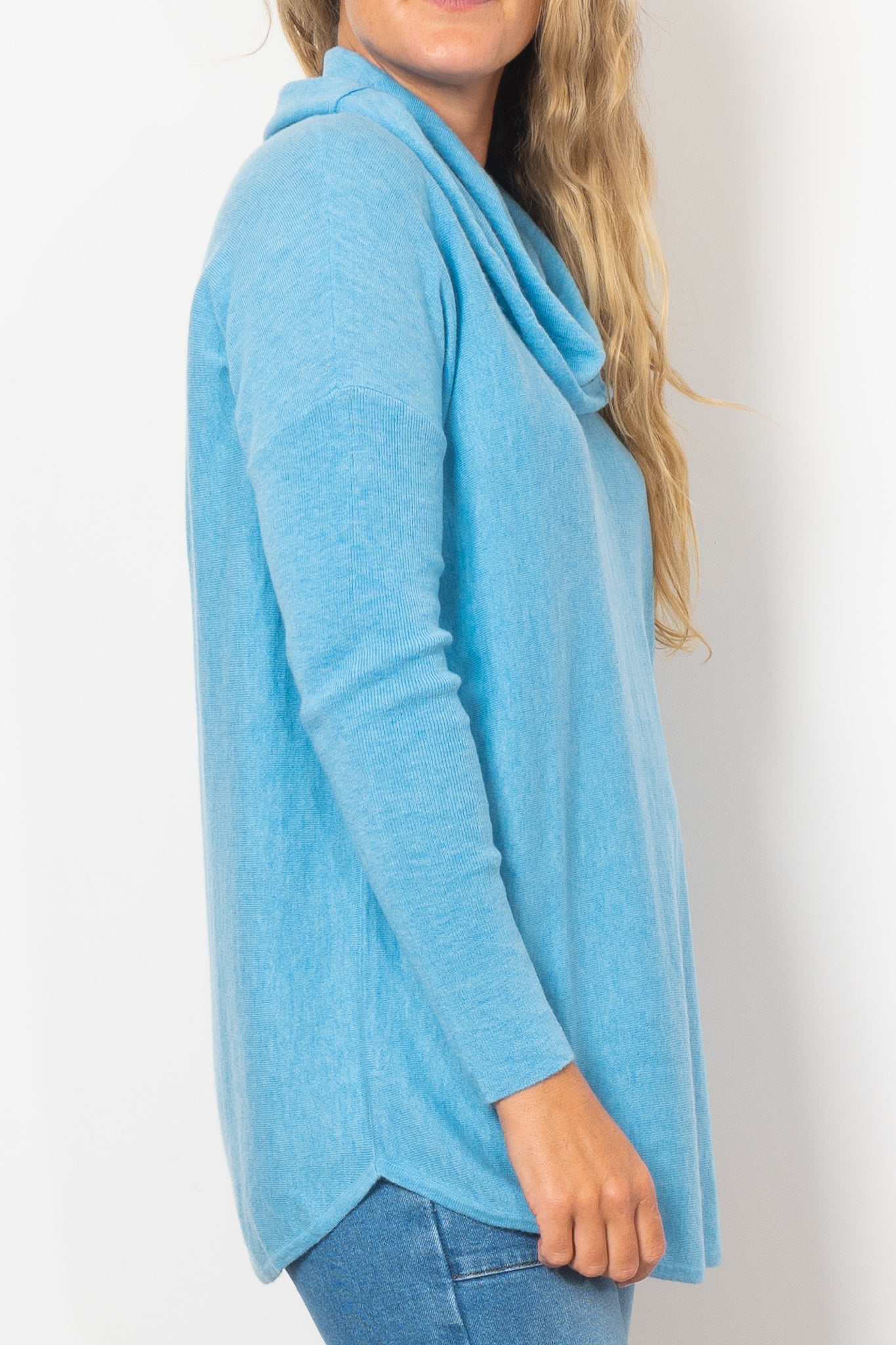 Bridge & Lord Kylie Cowl Neck Knit Sweater for Women - Soft Chunky Knit Pullover Winter Tops - Perfect for Office Wear, Date Nights & Casual Outfits