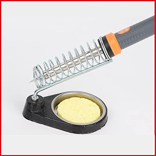 Fielect 10Pcs High-Temperature Soldering Sponge 55mmx55mmx11mm - Yellow Round Cleaning Pads for Soldering Iron Tips - Perfect for Electronics Repair, DIY Projects, and Professional Soldering Work