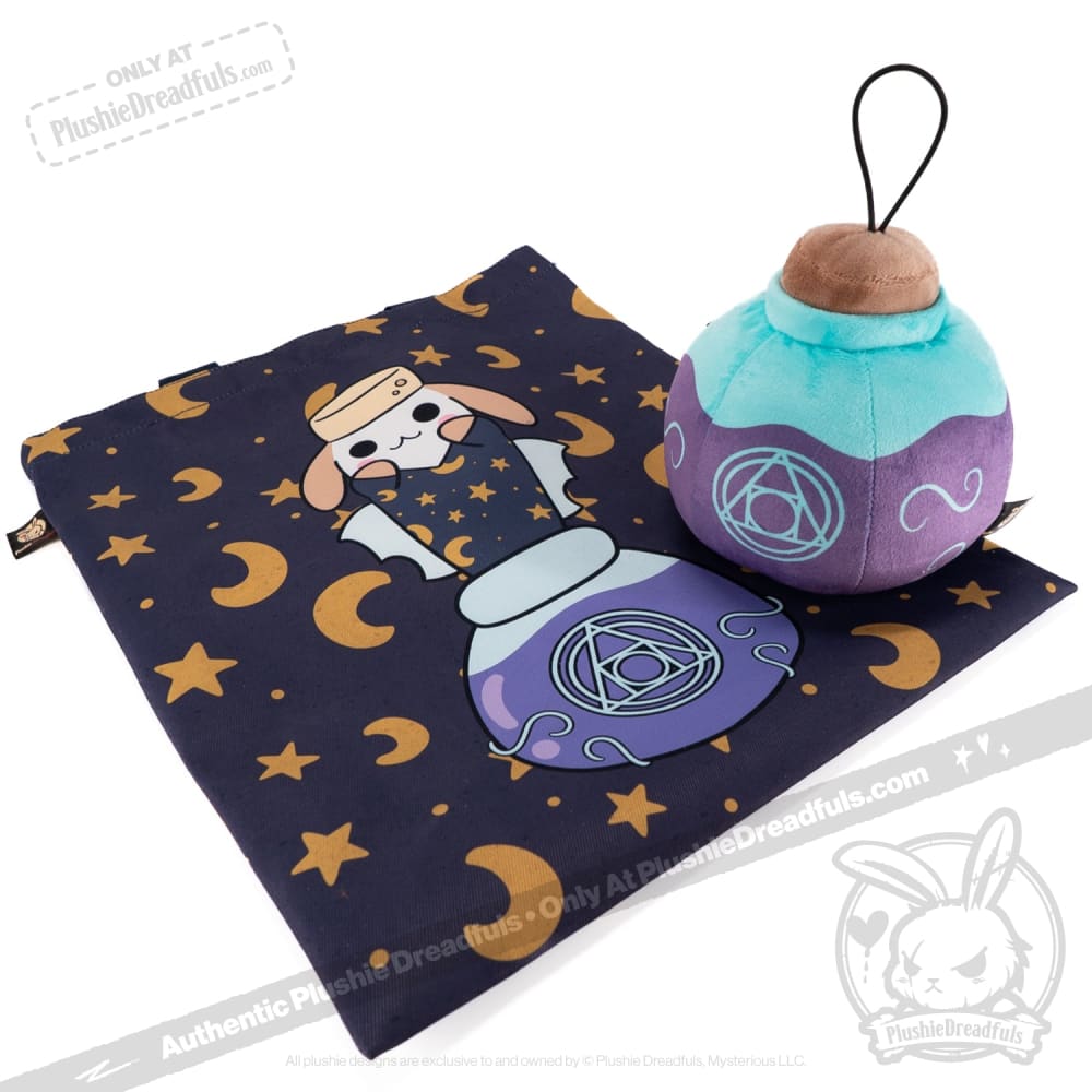 Plushie Dreadfuls Peculiar Pop Ups Bununculus Potion Wizard Stuffed Animal - Magical Fantasy Gift for Kids & Collectors, Perfect for Halloween Decor & Role Play Games