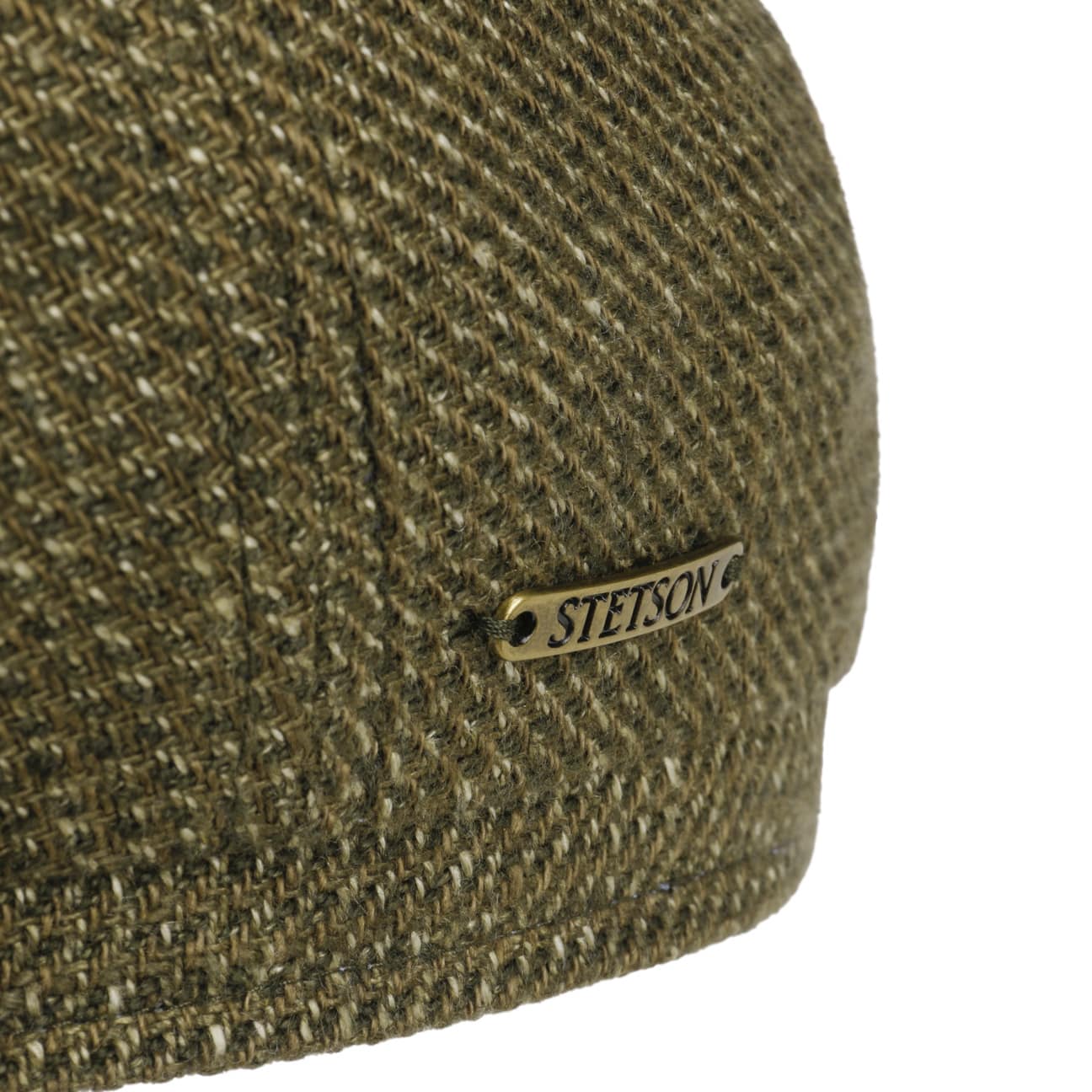 Stetson Hatteras Brinkley II Flat Cap for Men - Classic Wool Fedora Hat for Outdoor, Casual & Formal Wear