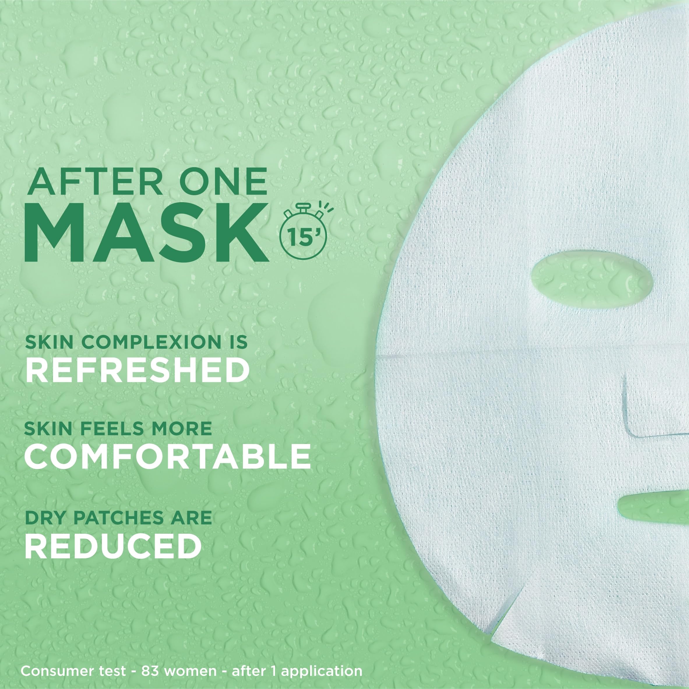 Garnier Nutri Bomb Milky Sheet Mask with Almond Milk & Hyaluronic Acid - Hydrating & Nourishing Face Mask for Glowing Skin - Vegan Tissue Mask for Dry Skin Care - Perfect for Nighttime Skincare Routine & Spa Days