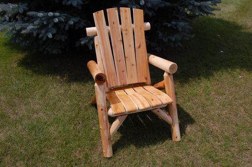 Premium Moon Valley Cedar Wood Lawn Chair - Comfortable Outdoor Patio Furniture for Garden, Backyard, Poolside & Camping