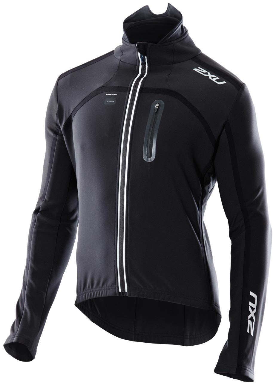 2XU Men's Sub Zero Cycling Jacket - Lightweight, Waterproof & Windproof Bike Jacket for Cold Weather - Ideal for Road Biking, Commuting & Outdoor Sports