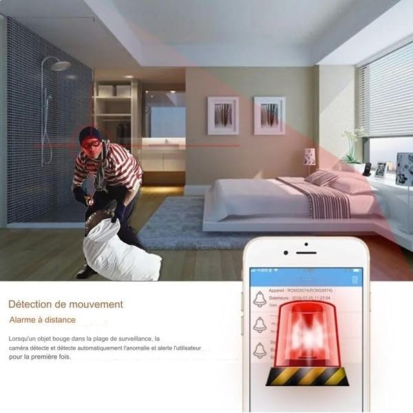 Eurowebbiz 4K Wireless Spy Camera Lamp with Induction Charger & Bluetooth Speaker - Modern Multifunctional Device for Smartphone & Tablet - Perfect for Home Security, Office Monitoring & Smart Charging