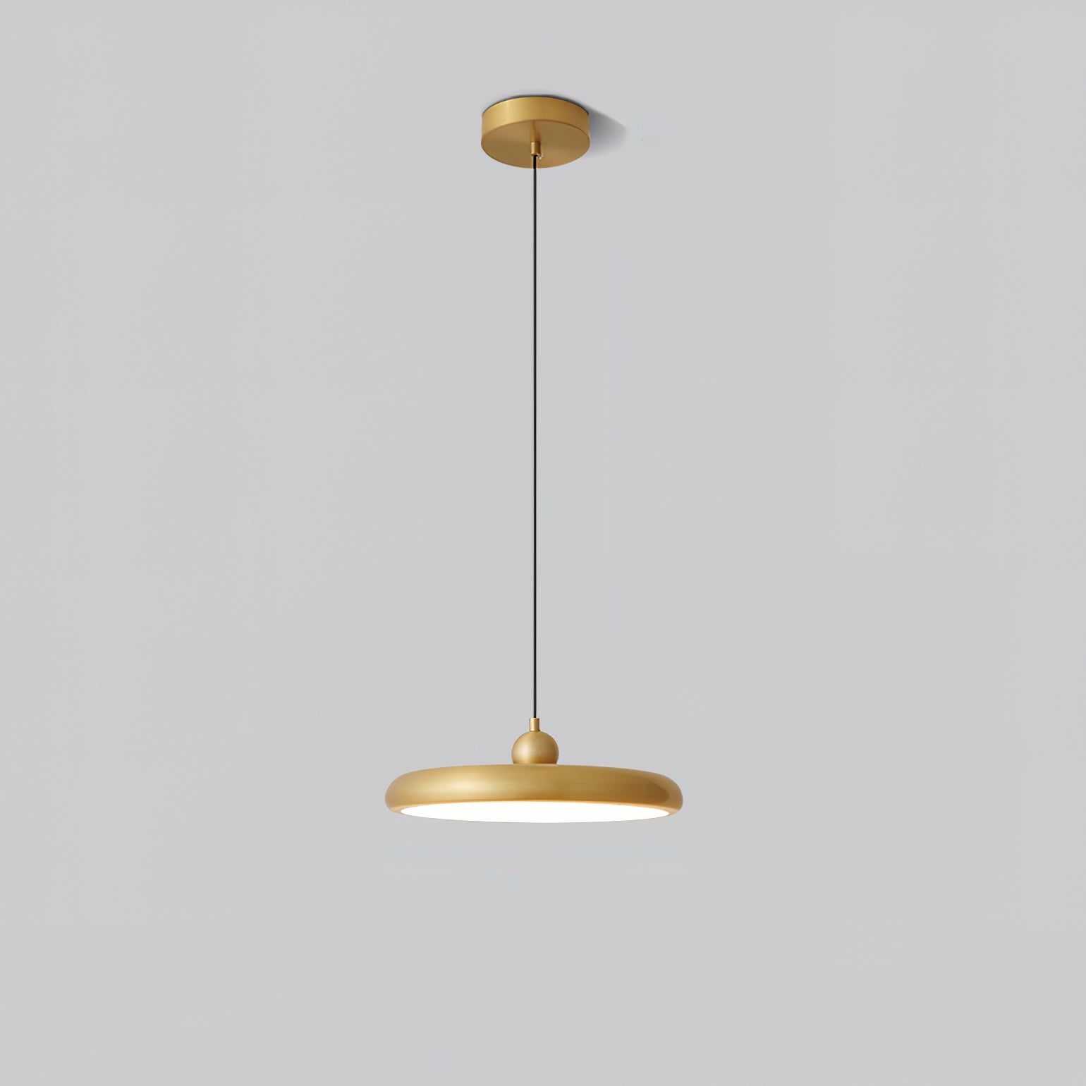 Ruilu Modern Pendant Light - Elegant Hanging Lamp for Dining Room, Kitchen Island, Bedroom & Living Room Decor - Adjustable Height & Dimmable Lighting