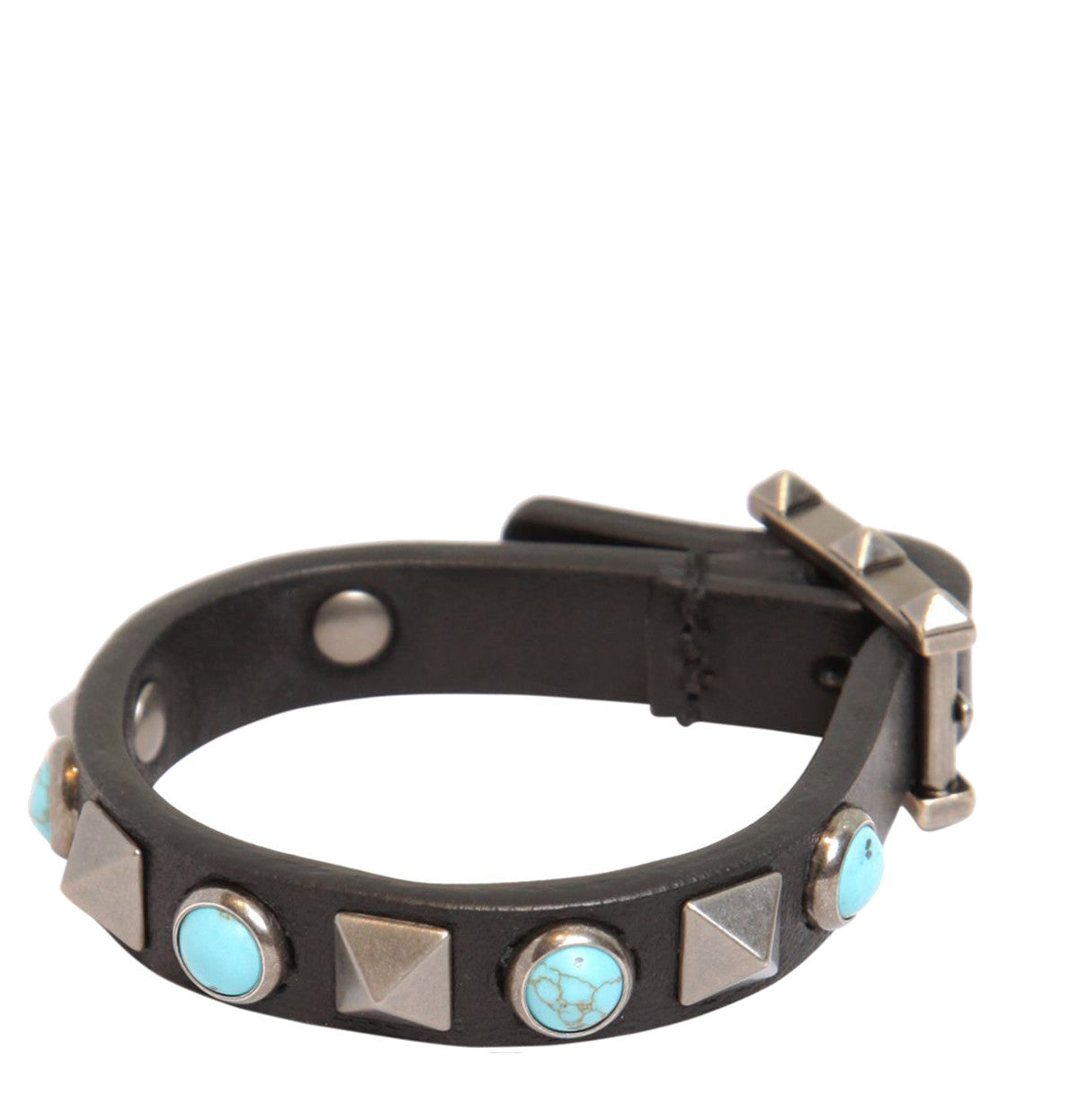 Rockstud Thin Bracelet for Women - Rolling Silver Stainless Steel Cuff Bangle | Elegant Jewelry Gift for Birthday, Anniversary & Everyday Wear