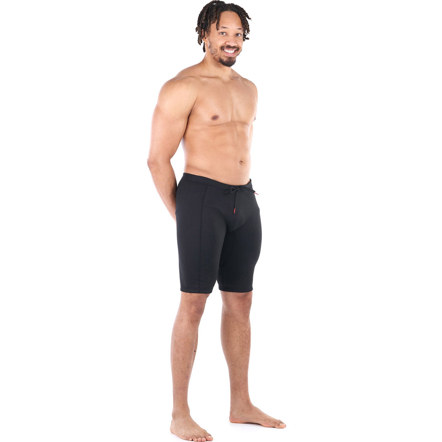 Level Six Men's Neoprene Lunch Box Shorts - Quick-Dry Swim Trunks for Beach, Pool & Water Sports