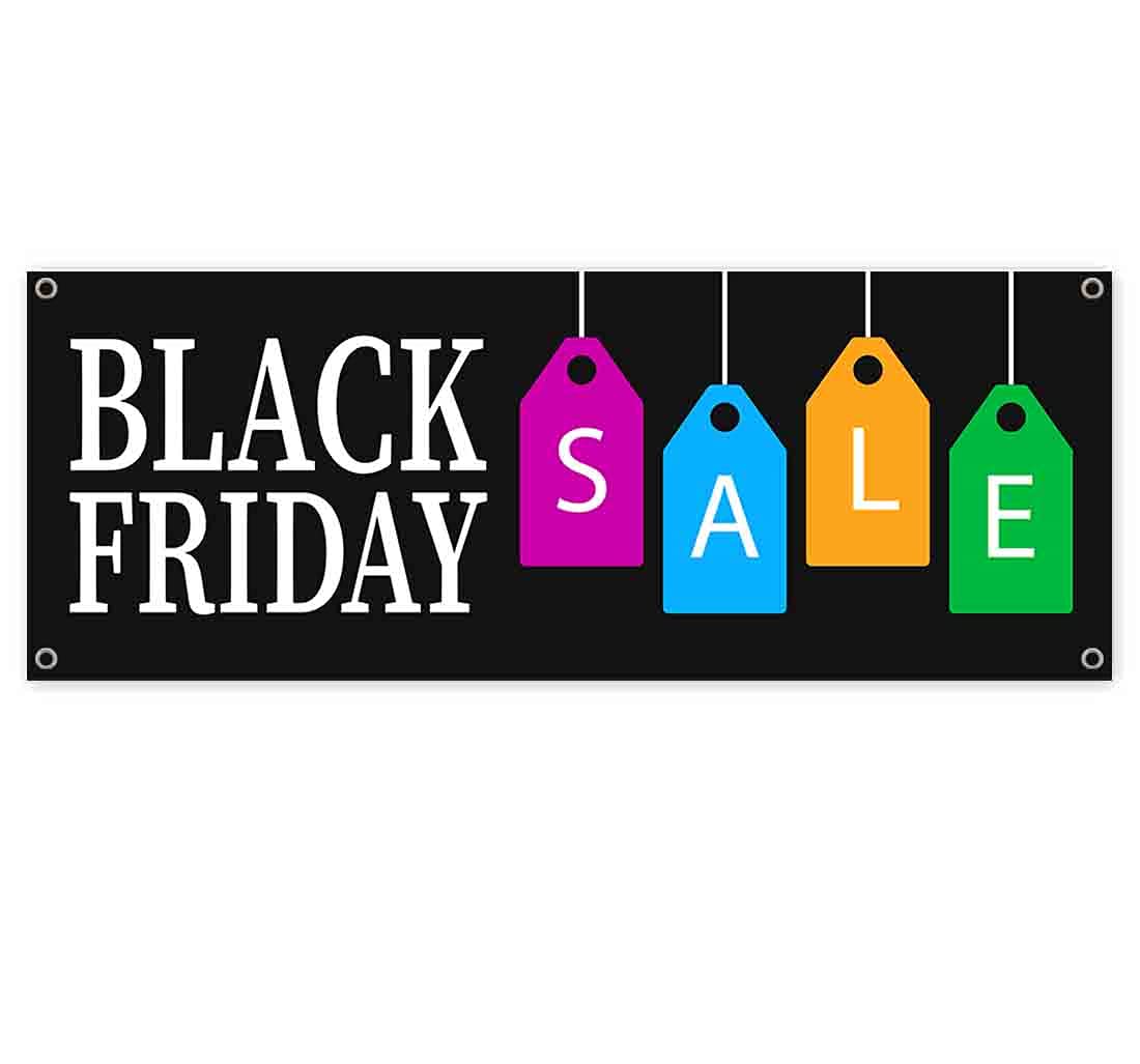 After Thanksgiving Clearance Sale Banner - 13 oz Heavy-Duty Vinyl with Metal Grommets | Single-Sided Non-Fabric Sign | Perfect for Retail Stores, Shopping Malls & Seasonal Promotions
