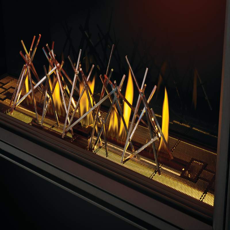 Napoleon TLV62N Tall Vector 62 Linear Direct Vent Gas Fireplace - Modern Heating for Living Rooms & Patios
