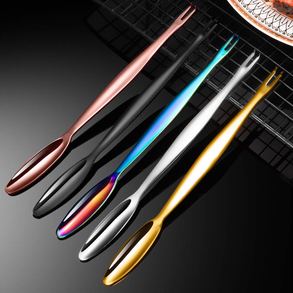 Premium 3-Piece Stainless Steel Seafood Tool Set - Crab Crackers, Oyster Shucker & Lobster Picks - Rose Gold Shell Openers for Crab, Shrimp, Pecan & Cookies | Perfect for Seafood Lovers, Dinner Parties & Home Cooking