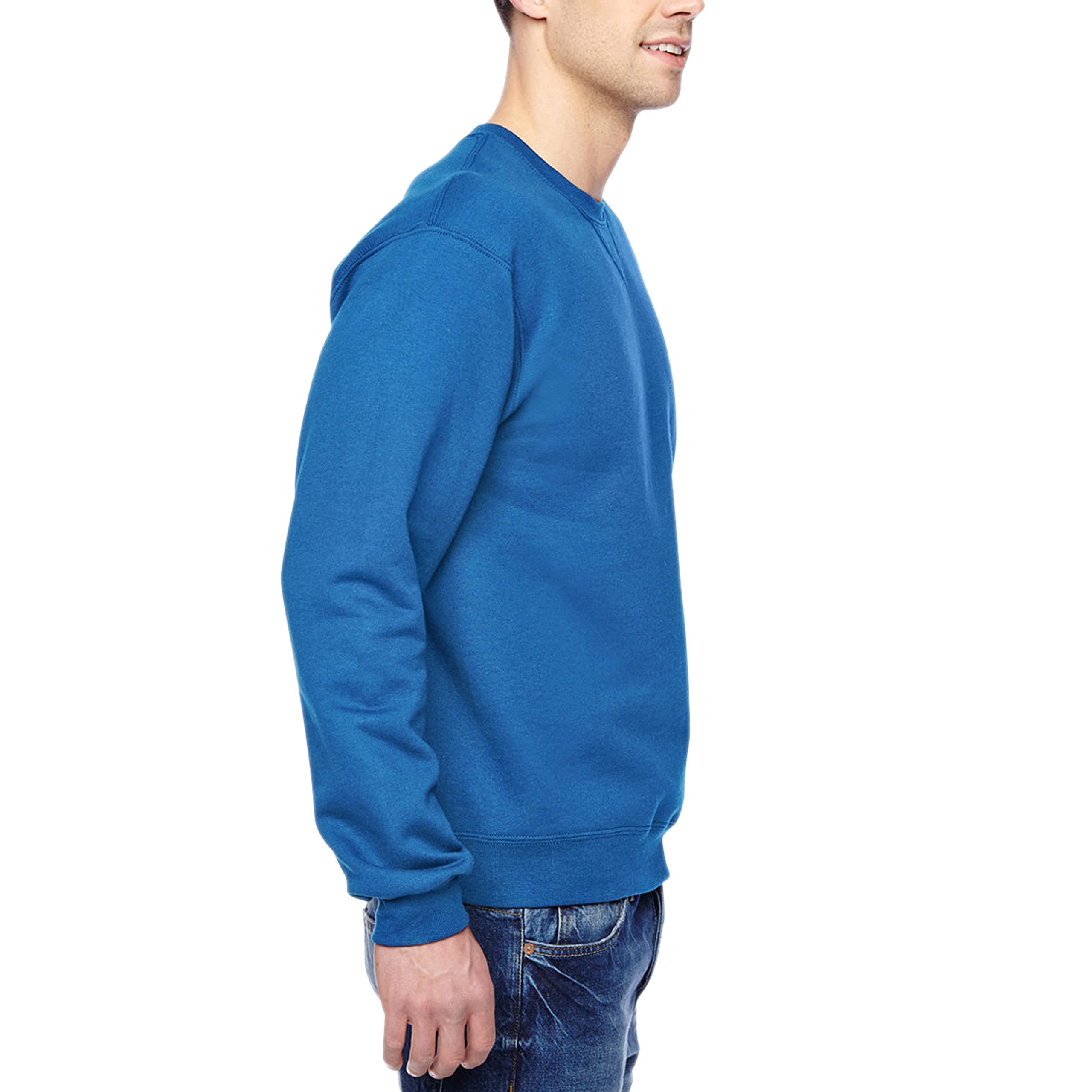 Fruit of the Loom Men's Sofspun Fleece Sweatshirt - Soft & Comfortable Pullover for Casual Wear, Lounge & Outdoor Activities