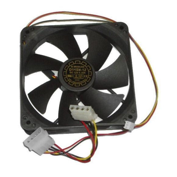 Yate Loon D14SM 140mm x 140mm x 25mm Medium Speed Case Fan 12V - Perfect for PC Cooling, Gaming Rigs & Computer Case Airflow