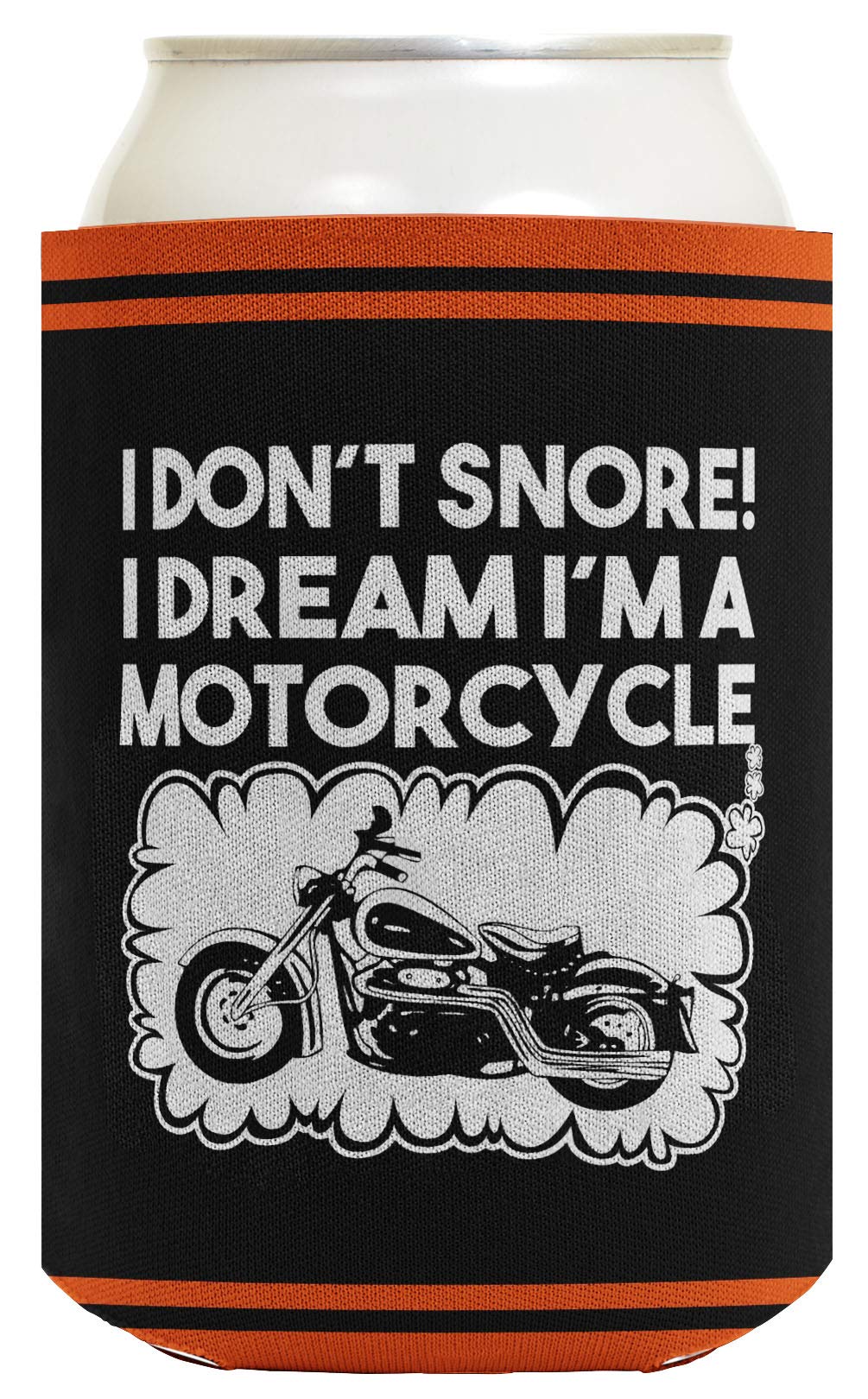 Funny Quote Can Coolers - 48-Pack Insulated Drink Sleeves with 'I Don't Snore I Dream I'm a Motorcycle' Design - Perfect for Parties, BBQs, and Gifts